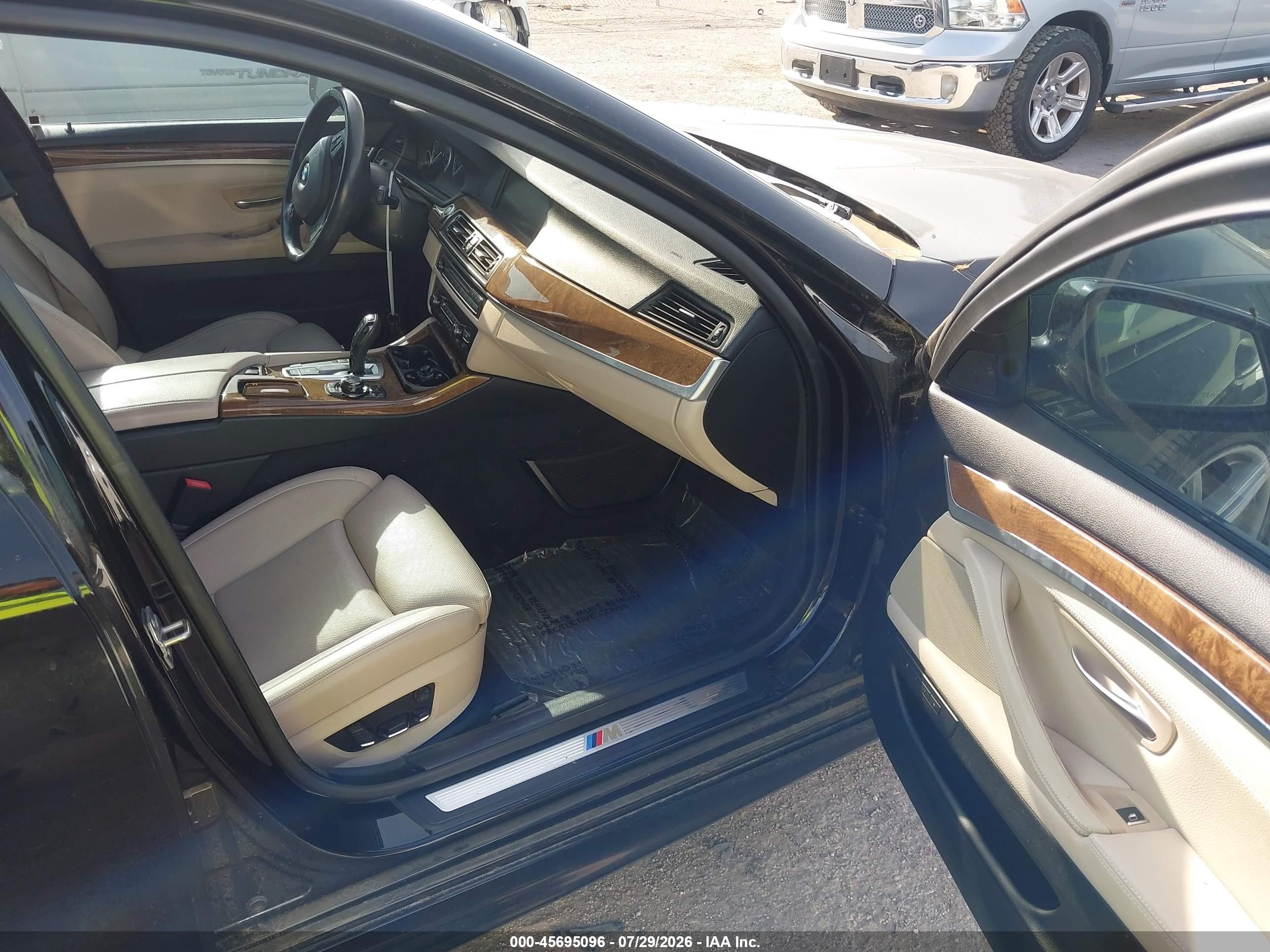 2013 Bmw 550i   Black vin: WBAFR9C53DDX80020