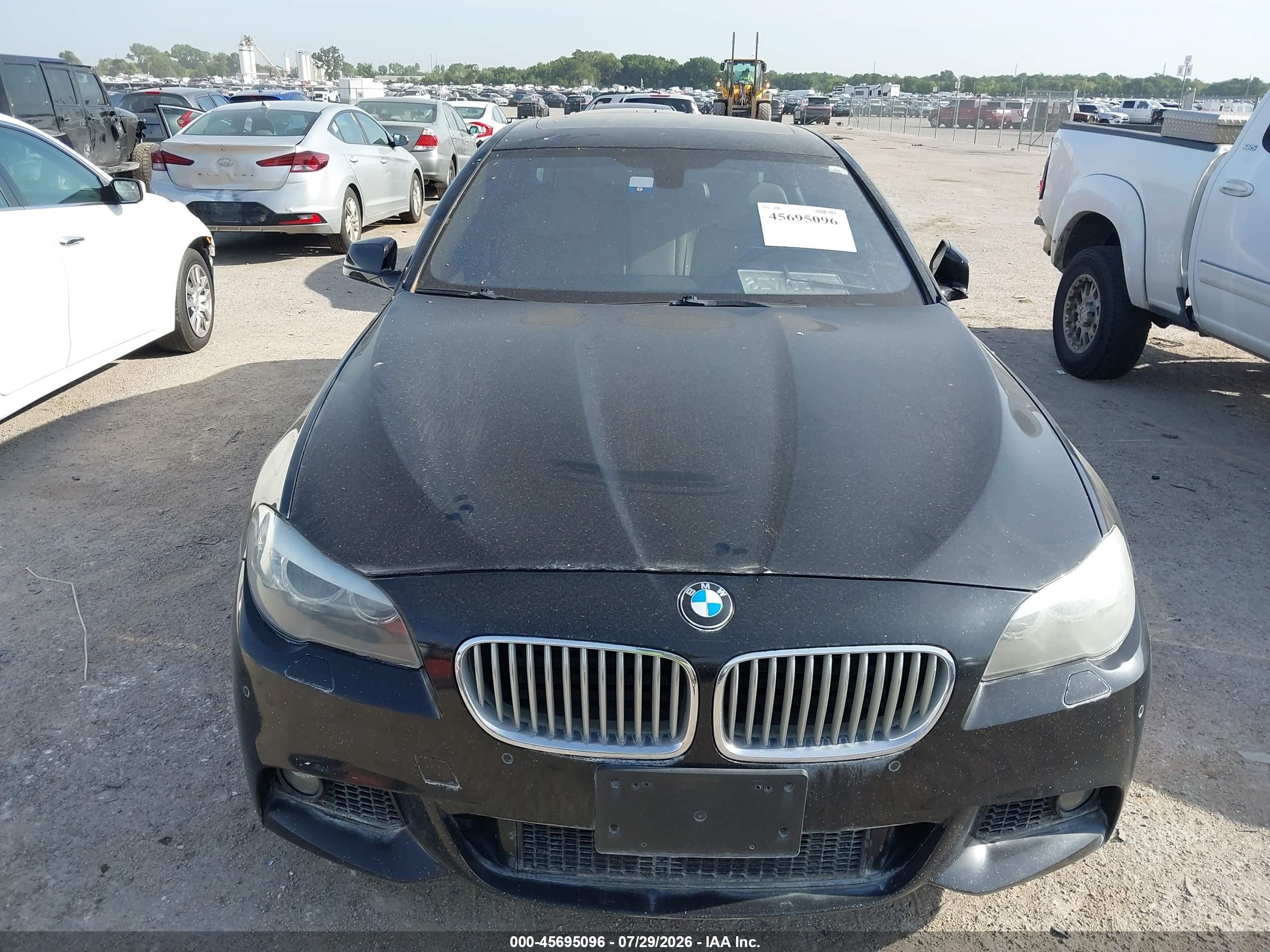 2013 Bmw 550i   Black vin: WBAFR9C53DDX80020