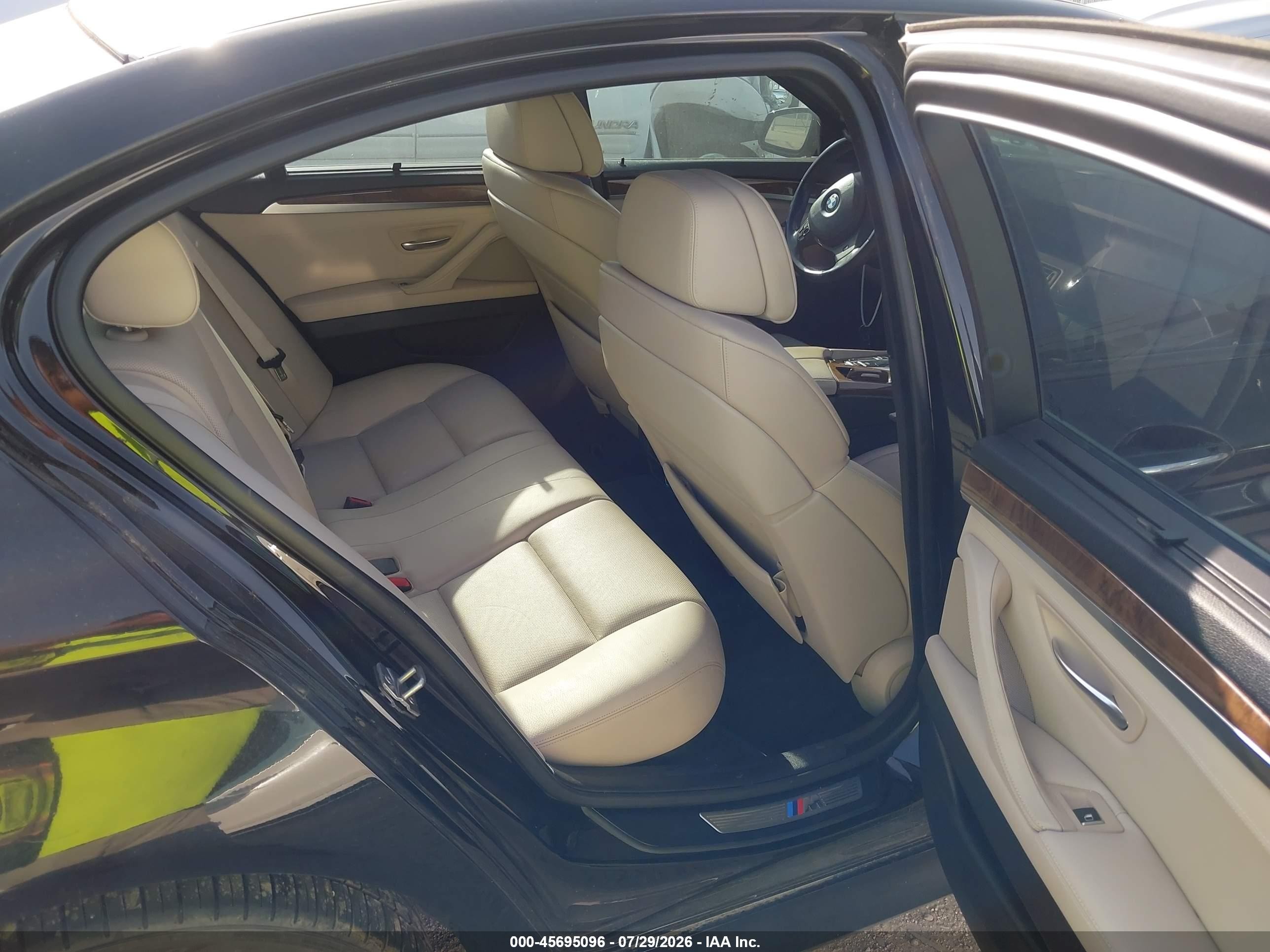 2013 Bmw 550i   Black vin: WBAFR9C53DDX80020