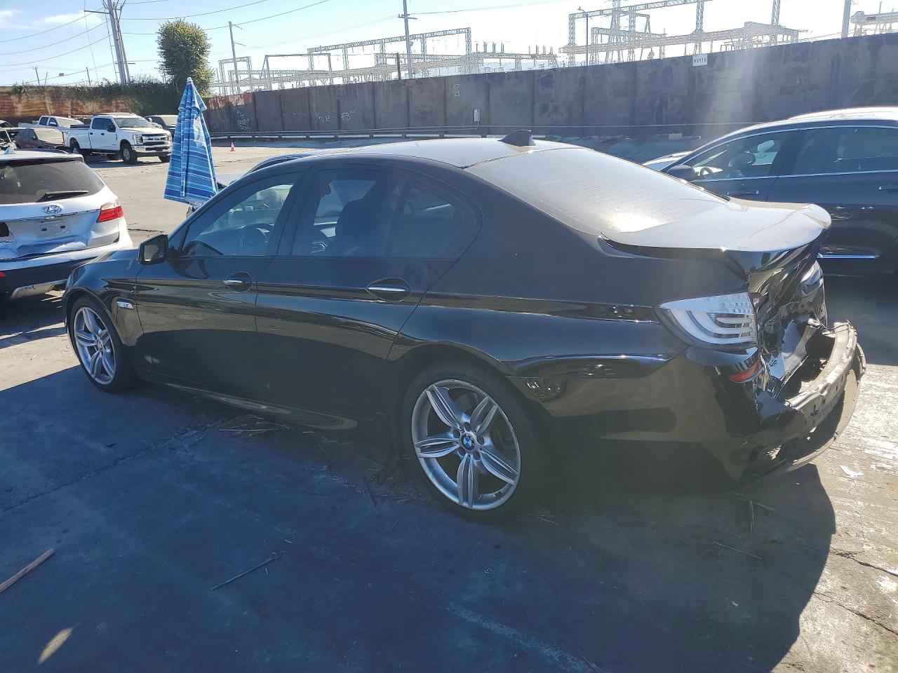 2013 Bmw 550 I Черный vin: WBAFR9C53DDX80843