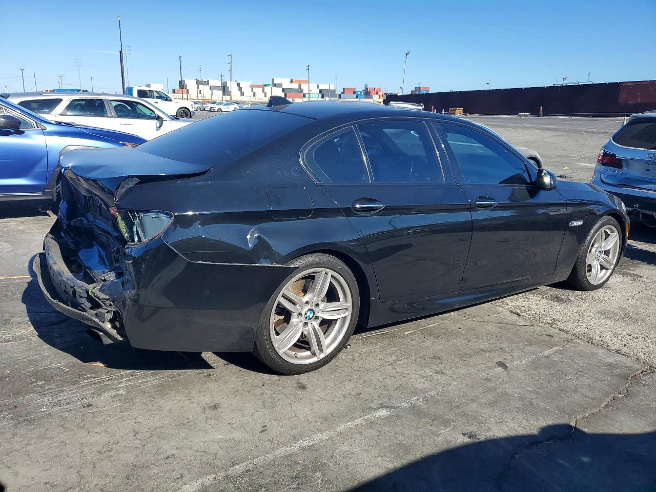 2013 Bmw 550 I Черный vin: WBAFR9C53DDX80843