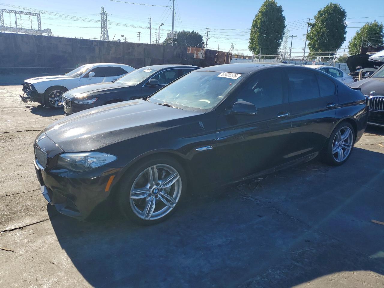 2013 Bmw 550 I Черный vin: WBAFR9C53DDX80843