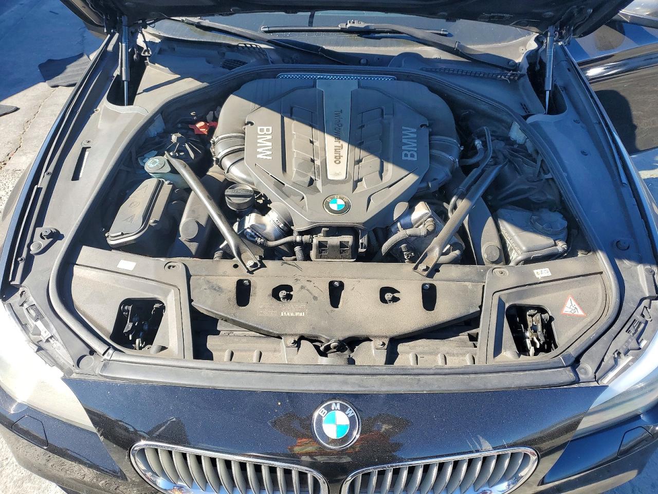2013 Bmw 550 I Черный vin: WBAFR9C53DDX80843
