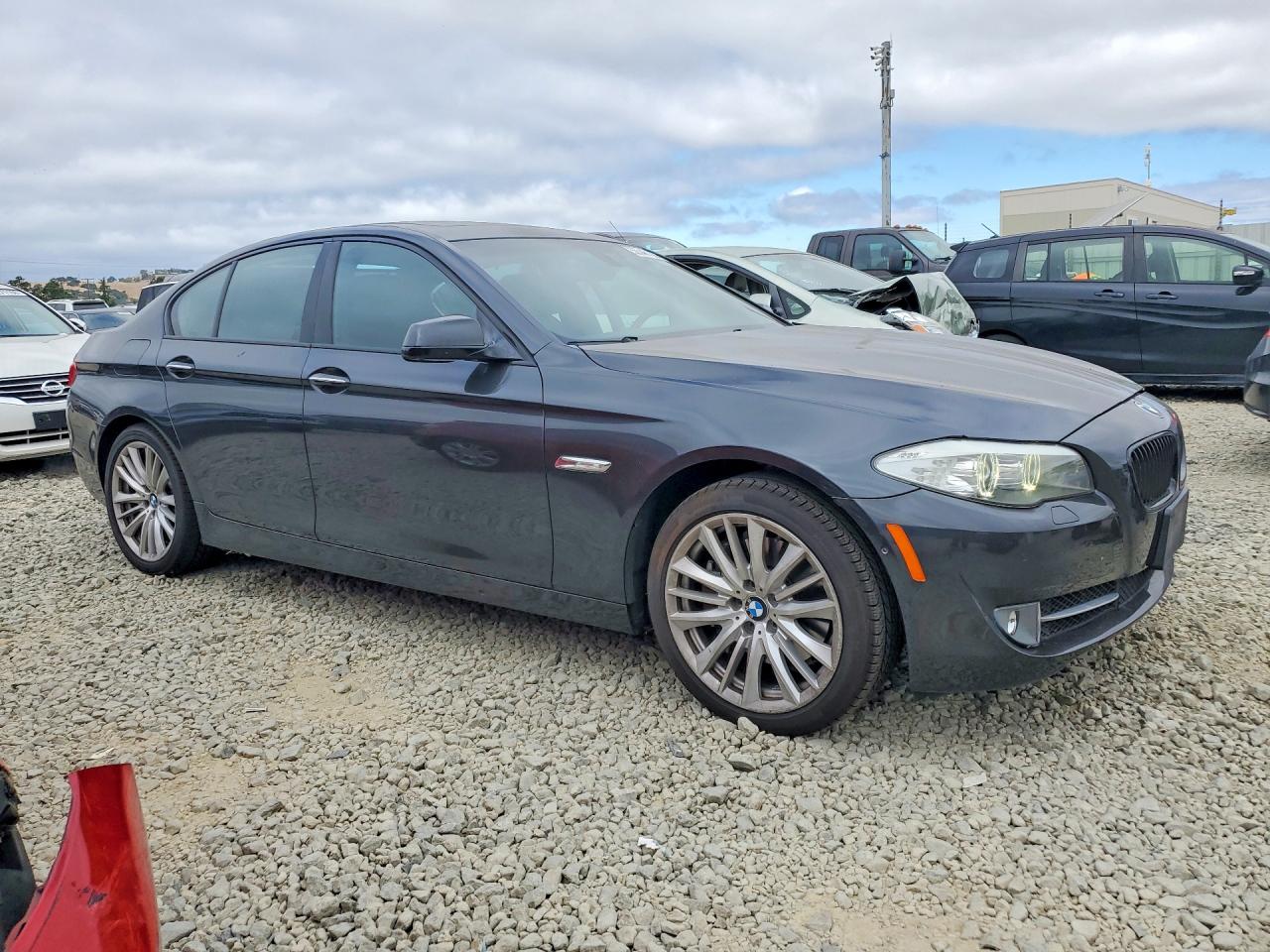 2012 Bmw 550 I Black vin: WBAFR9C54CDV58374