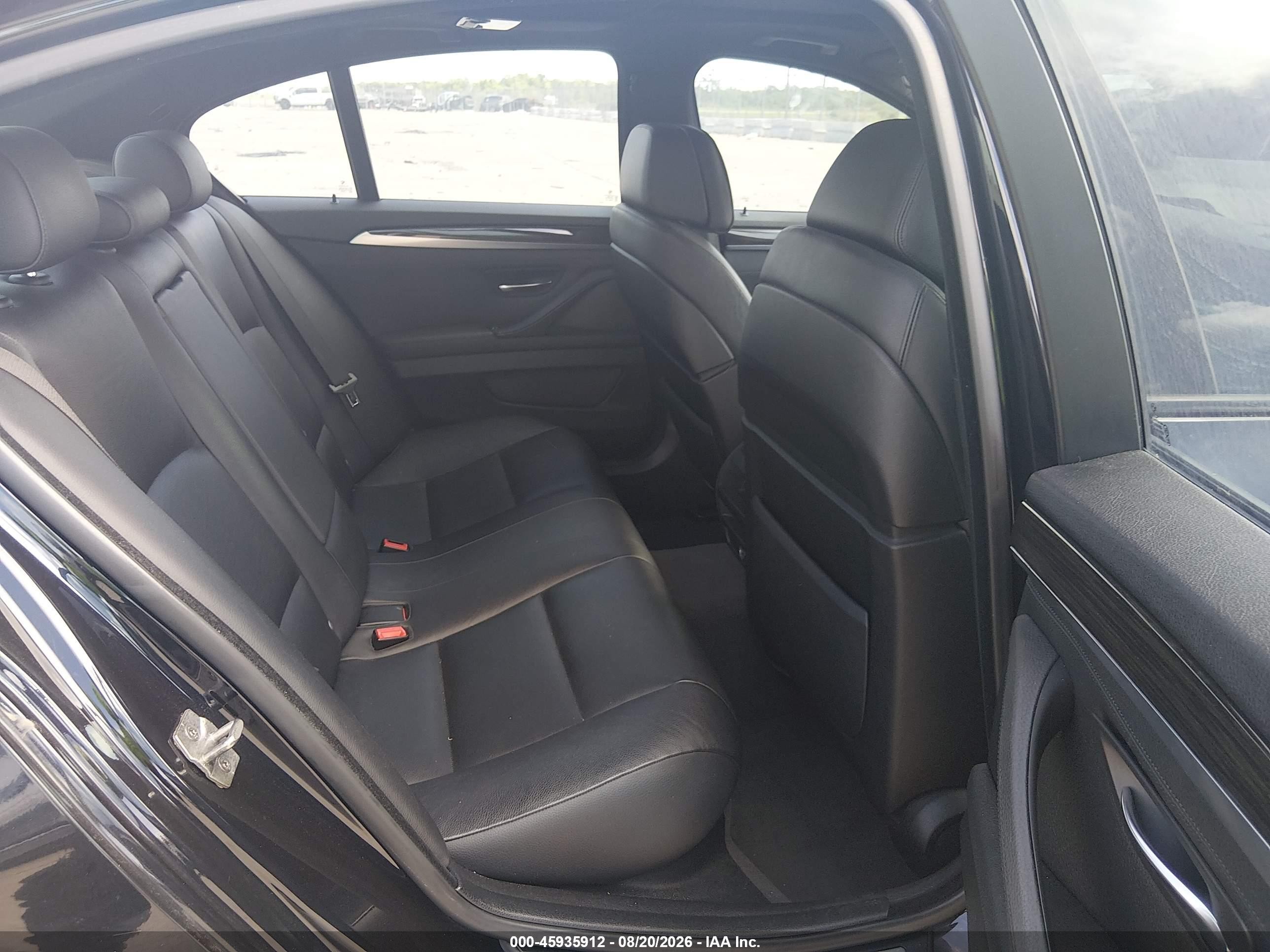 2012 Bmw 550i Черный vin: WBAFR9C54CDX79425
