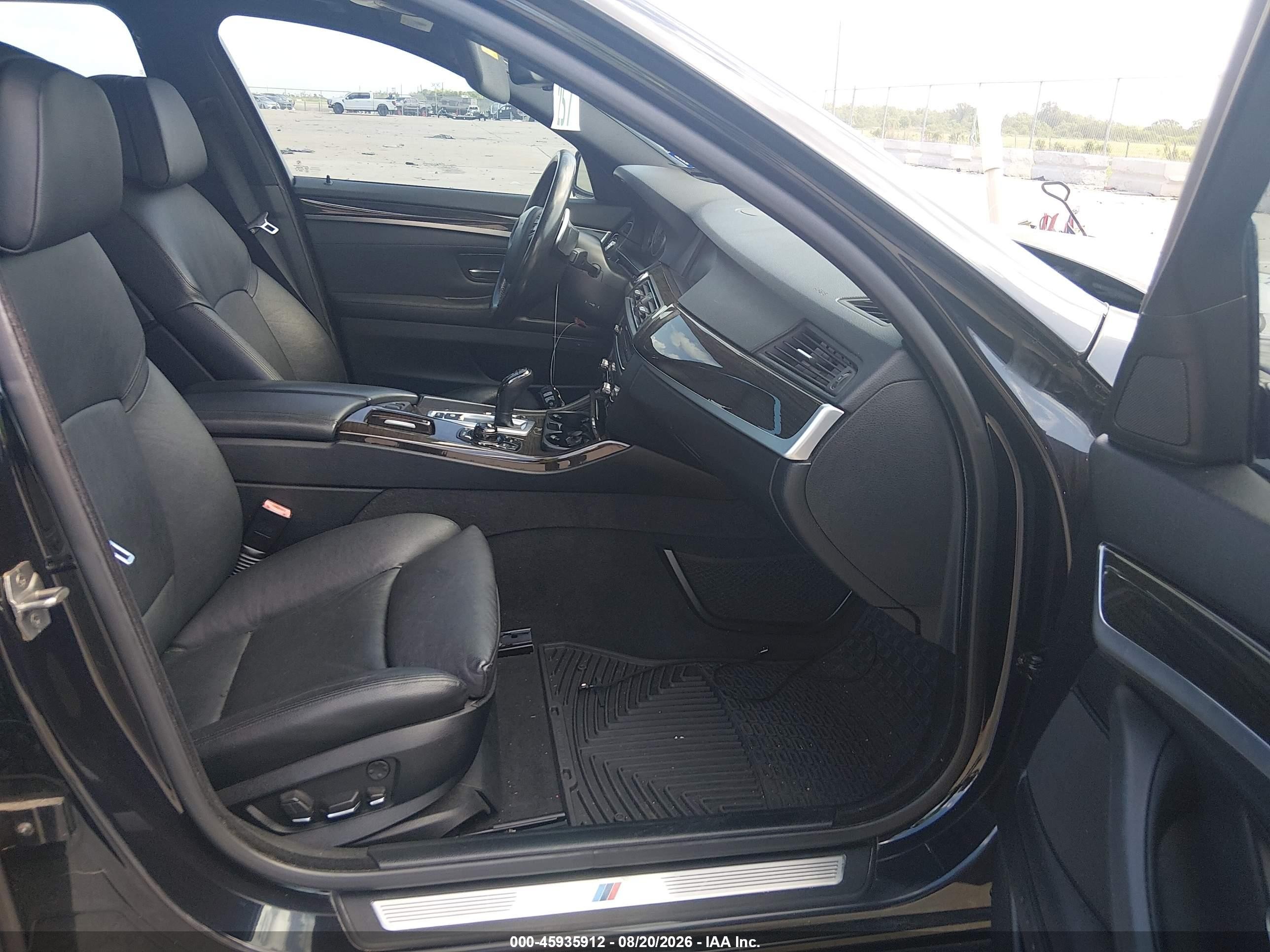 2012 Bmw 550i Черный vin: WBAFR9C54CDX79425