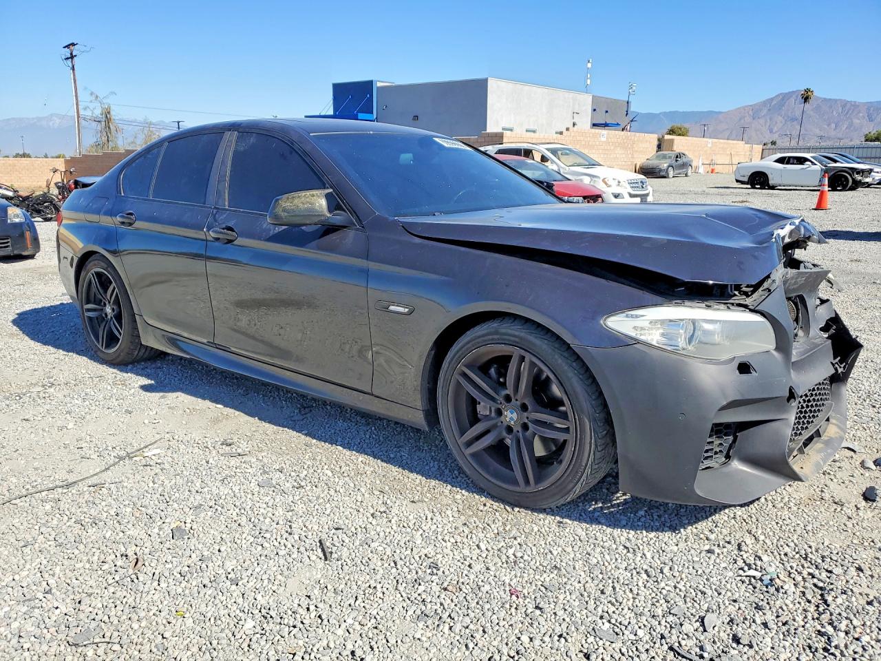 2013 Bmw 550 I Black vin: WBAFR9C54DDX80043