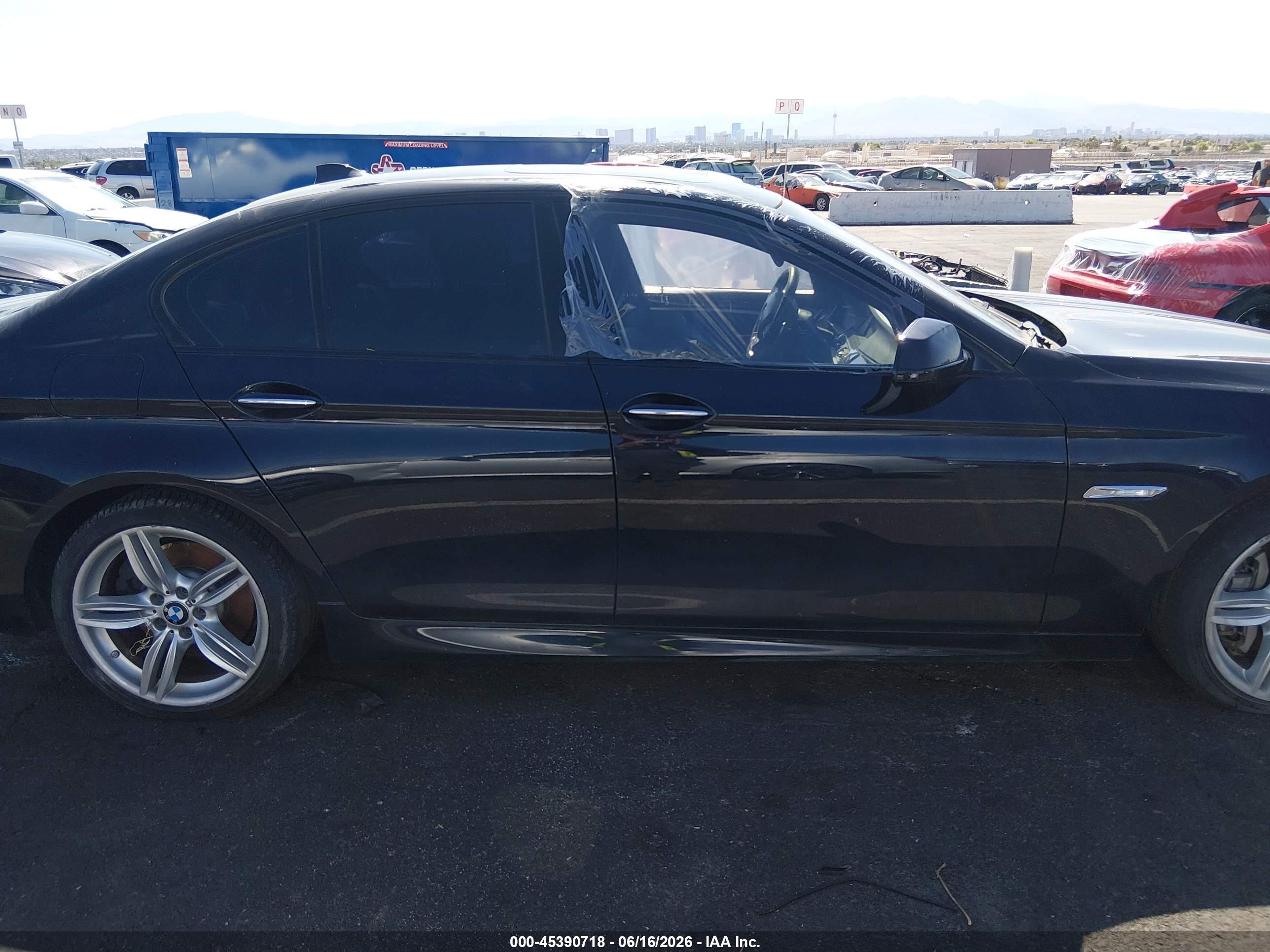 2013 Bmw 550i Black vin: WBAFR9C55DDX79788