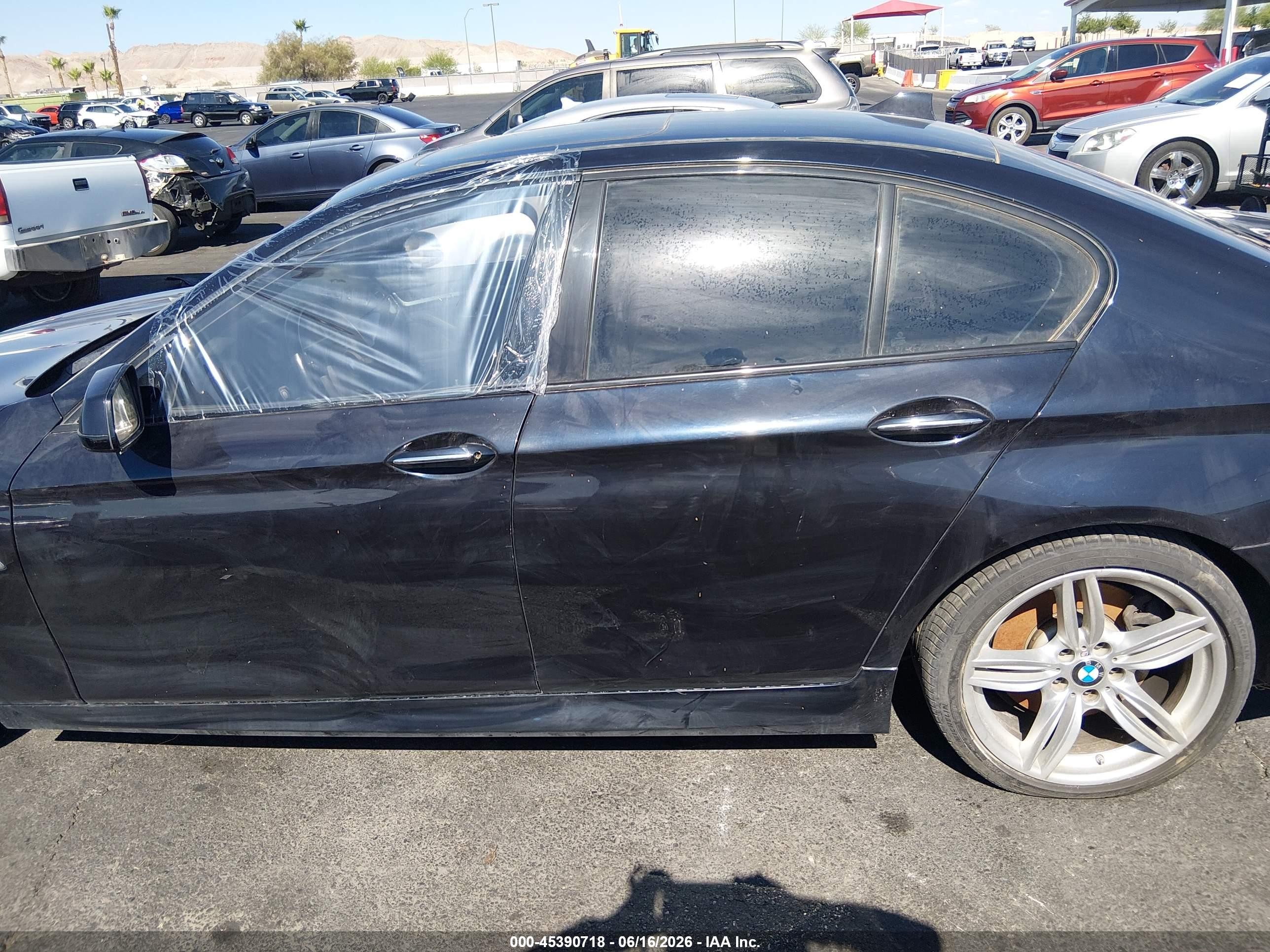 2013 Bmw 550i Black vin: WBAFR9C55DDX79788
