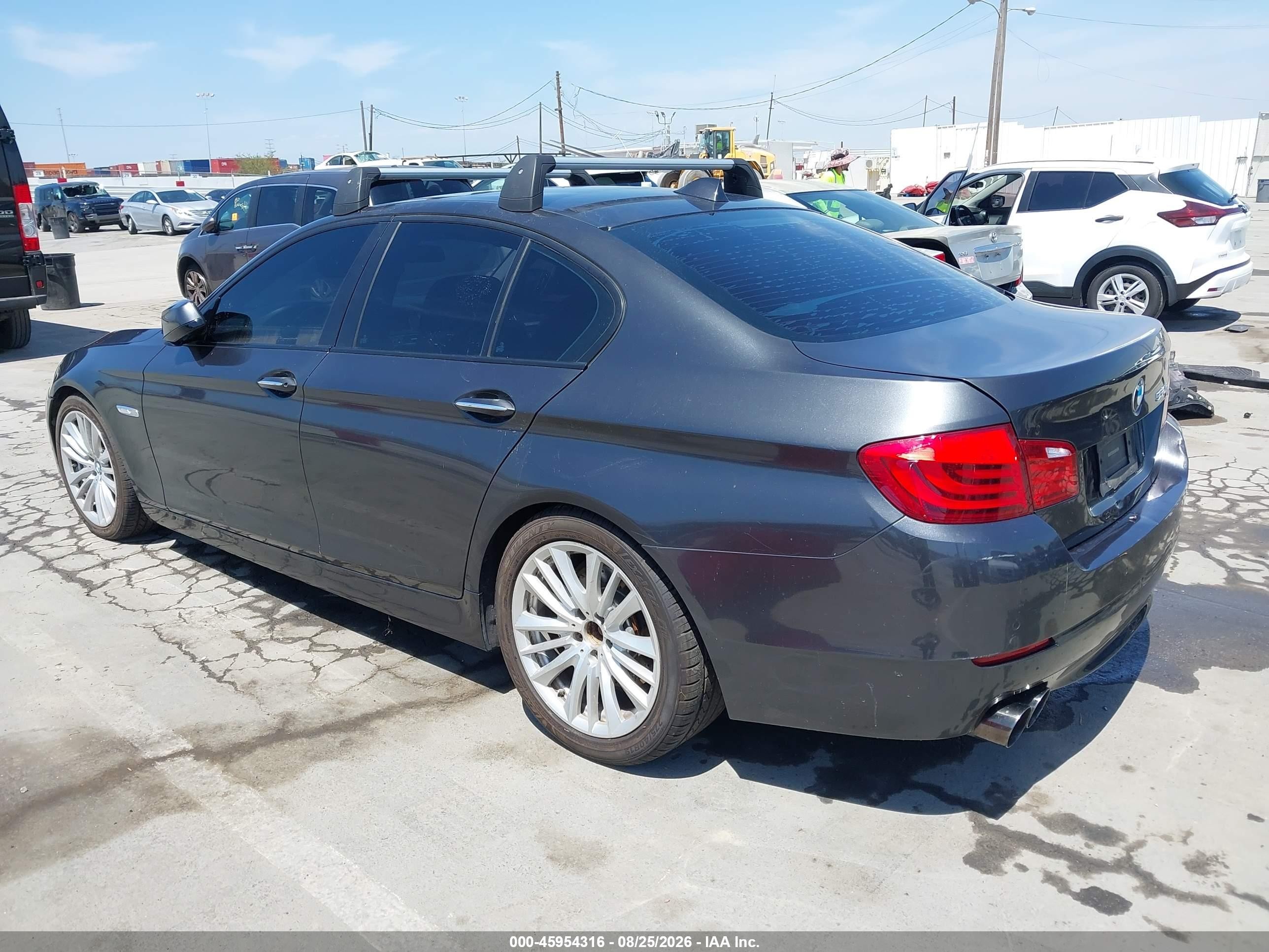 2011 Bmw 550i   Gray vin: WBAFR9C56BC617946