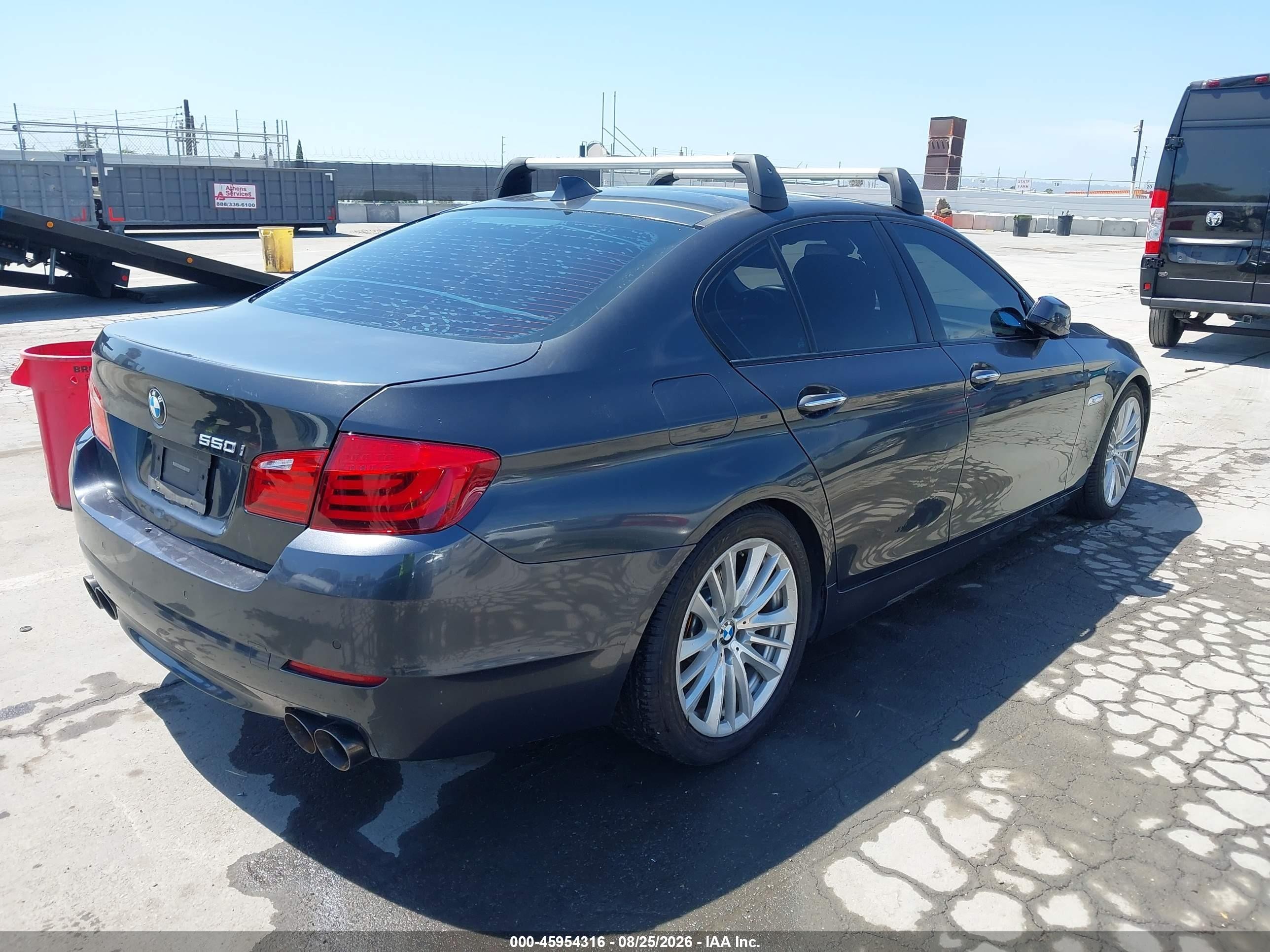 2011 Bmw 550i   Gray vin: WBAFR9C56BC617946