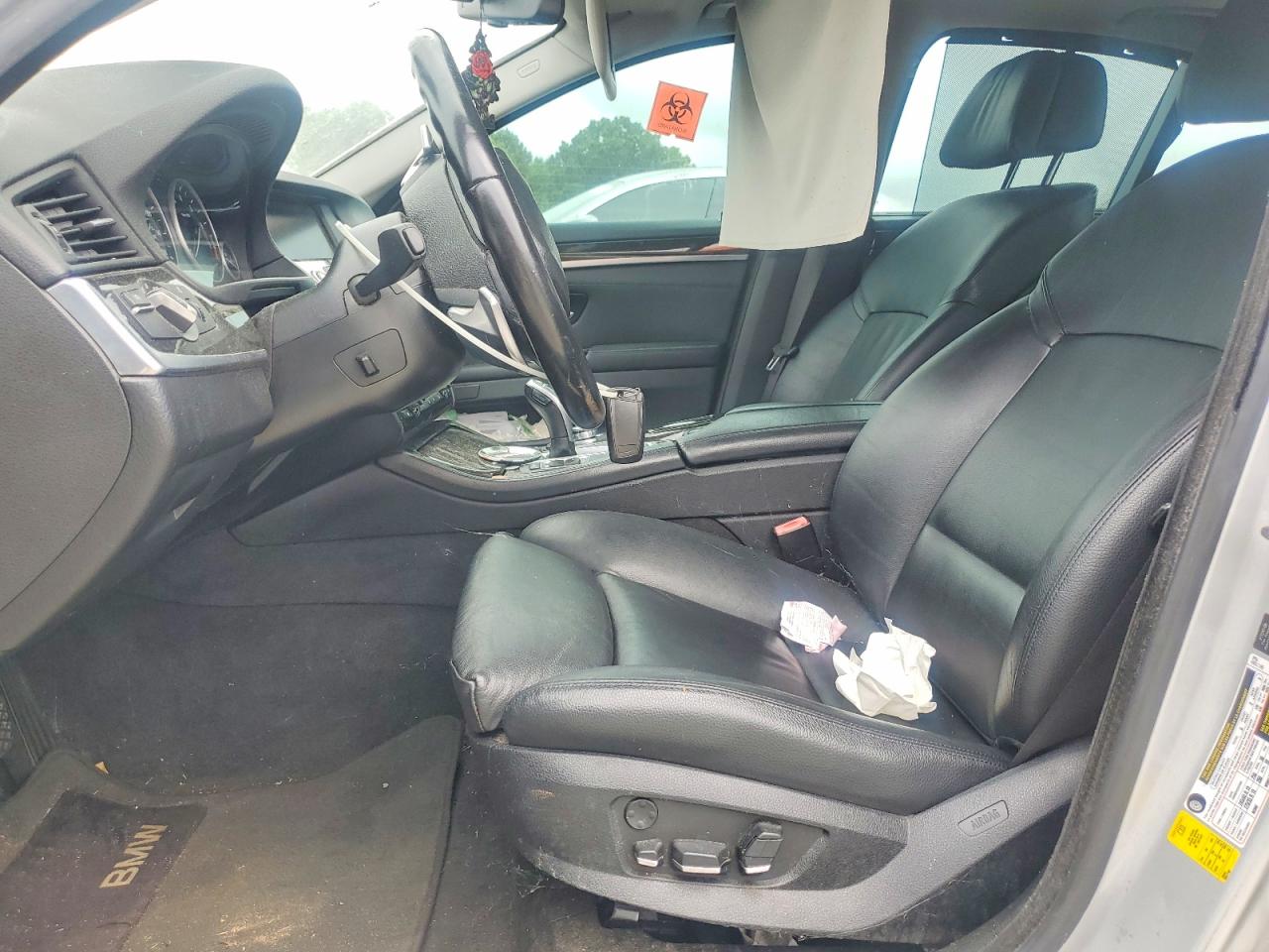 2011 Bmw 550 I Silver vin: WBAFR9C56BC758225