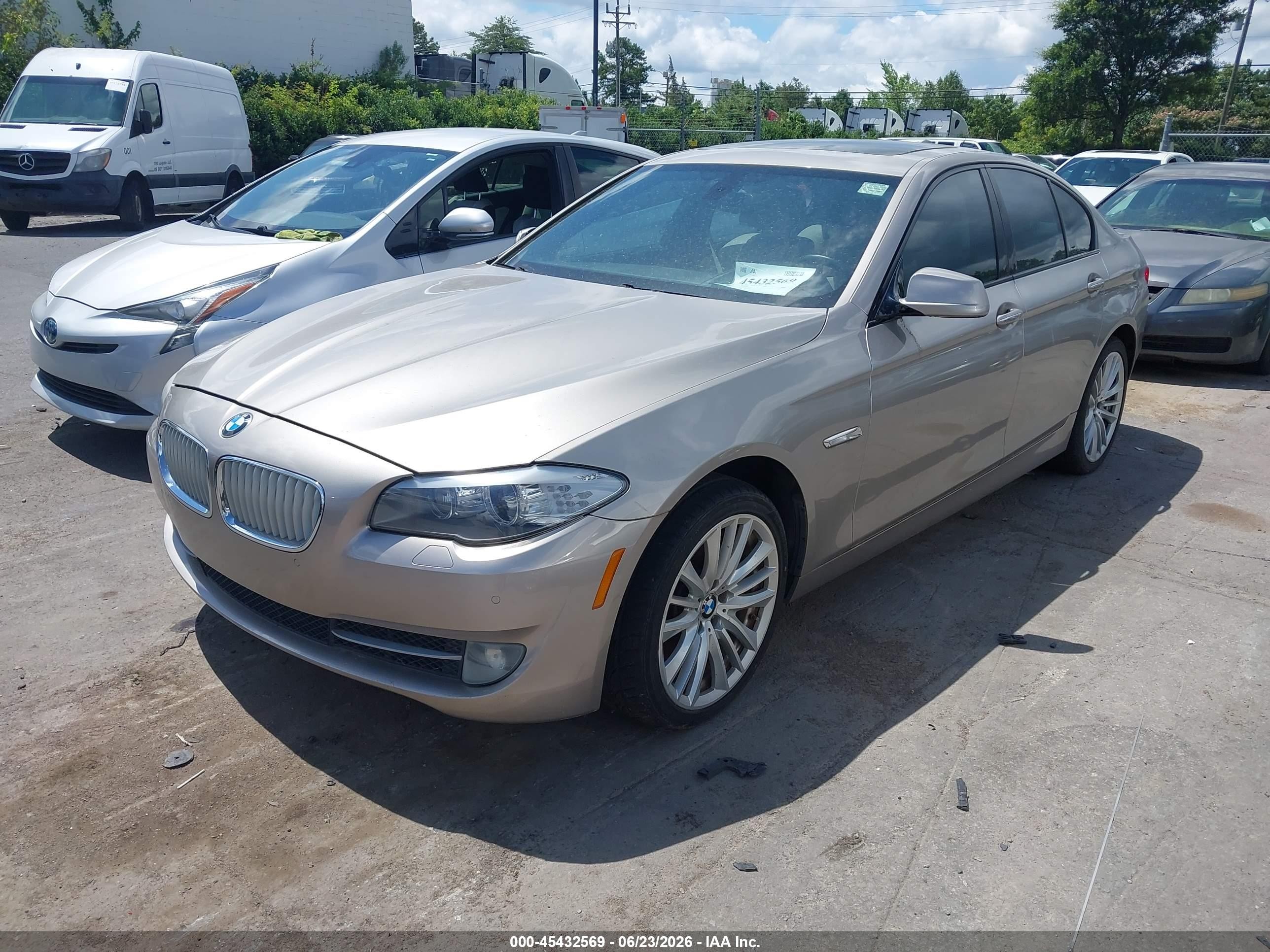 2012 Bmw 550i   Dark Brown vin: WBAFR9C56CDV58280