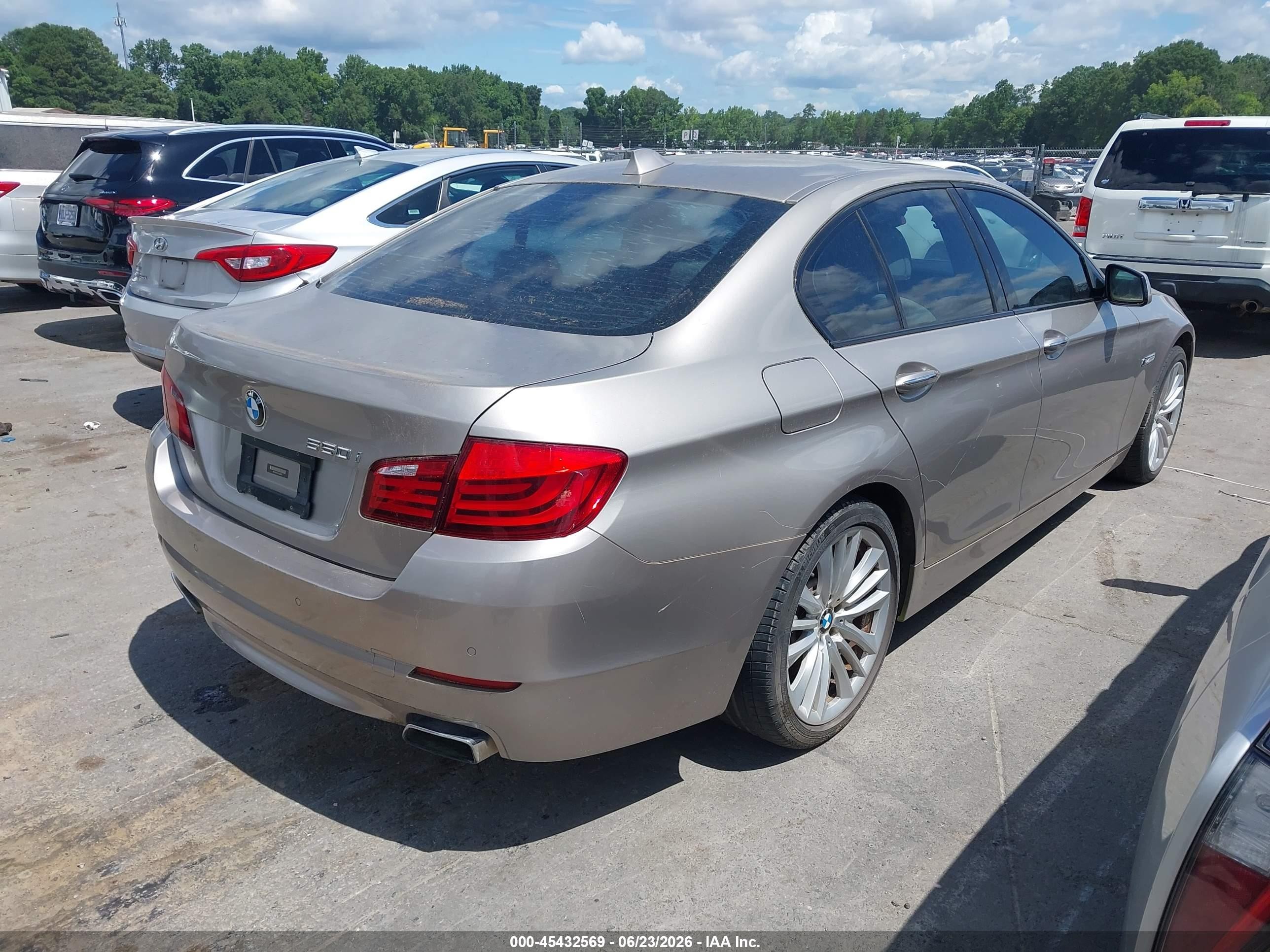 2012 Bmw 550i   Dark Brown vin: WBAFR9C56CDV58280