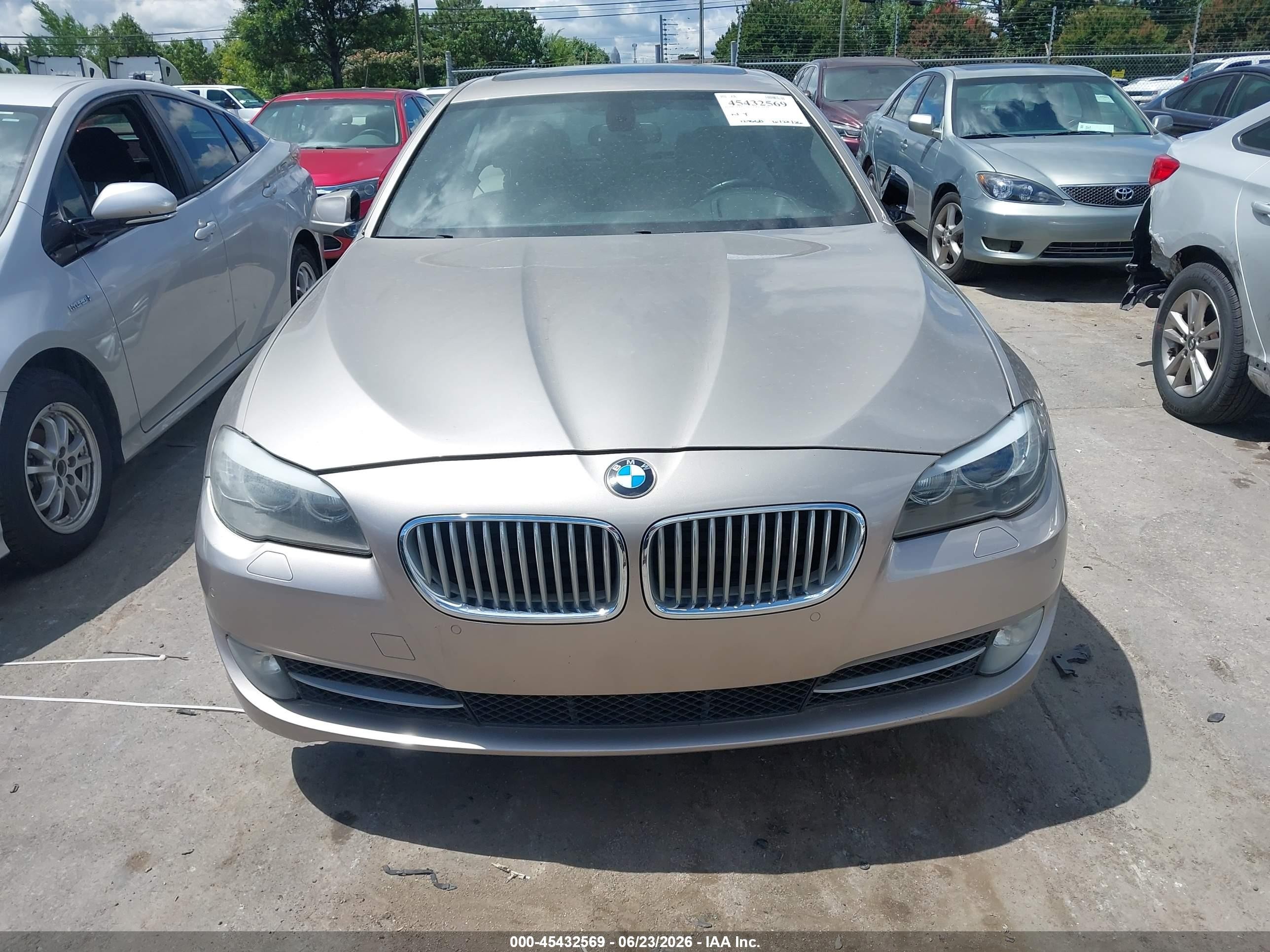 2012 Bmw 550i   Dark Brown vin: WBAFR9C56CDV58280