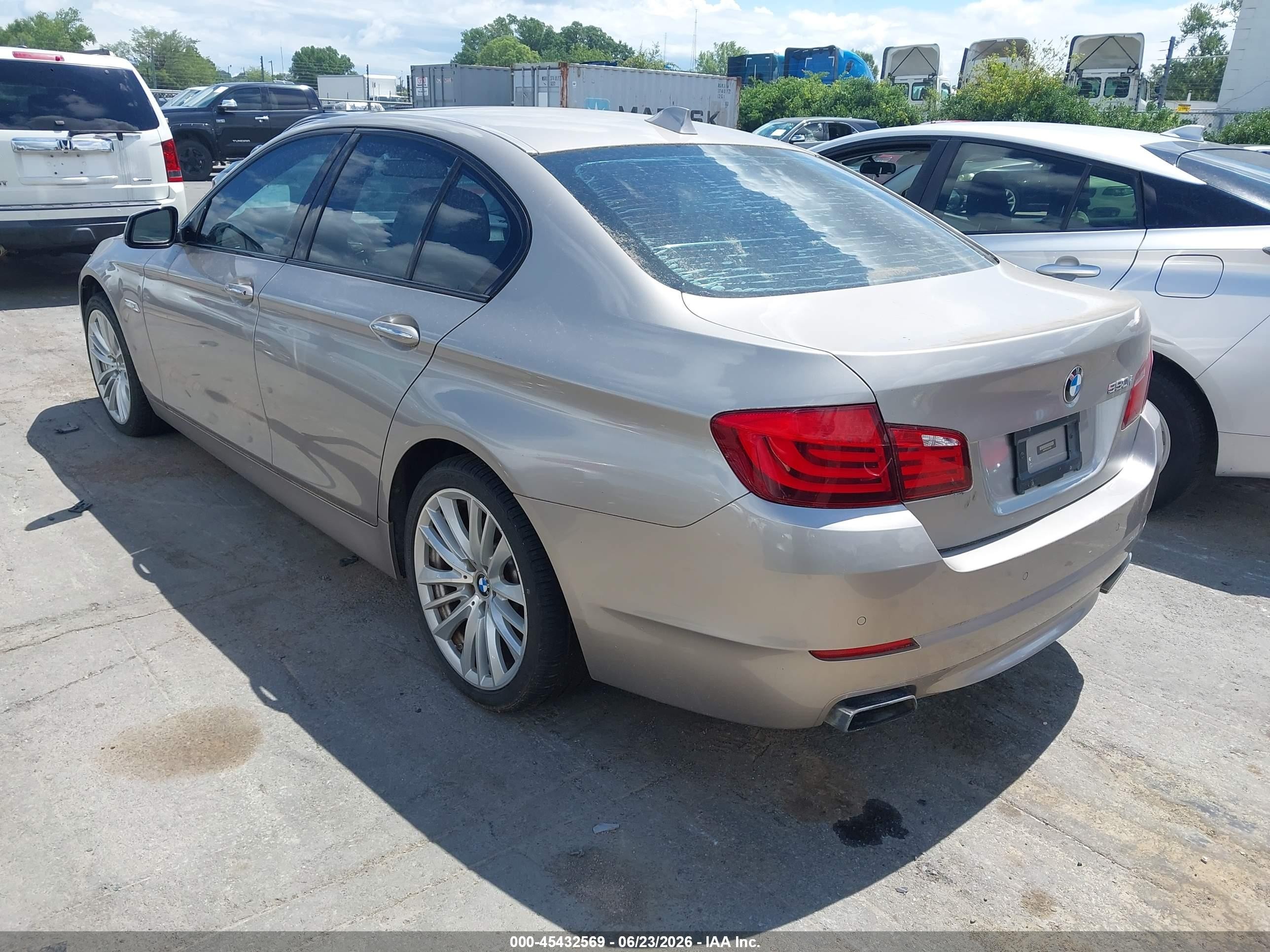 2012 Bmw 550i   Dark Brown vin: WBAFR9C56CDV58280