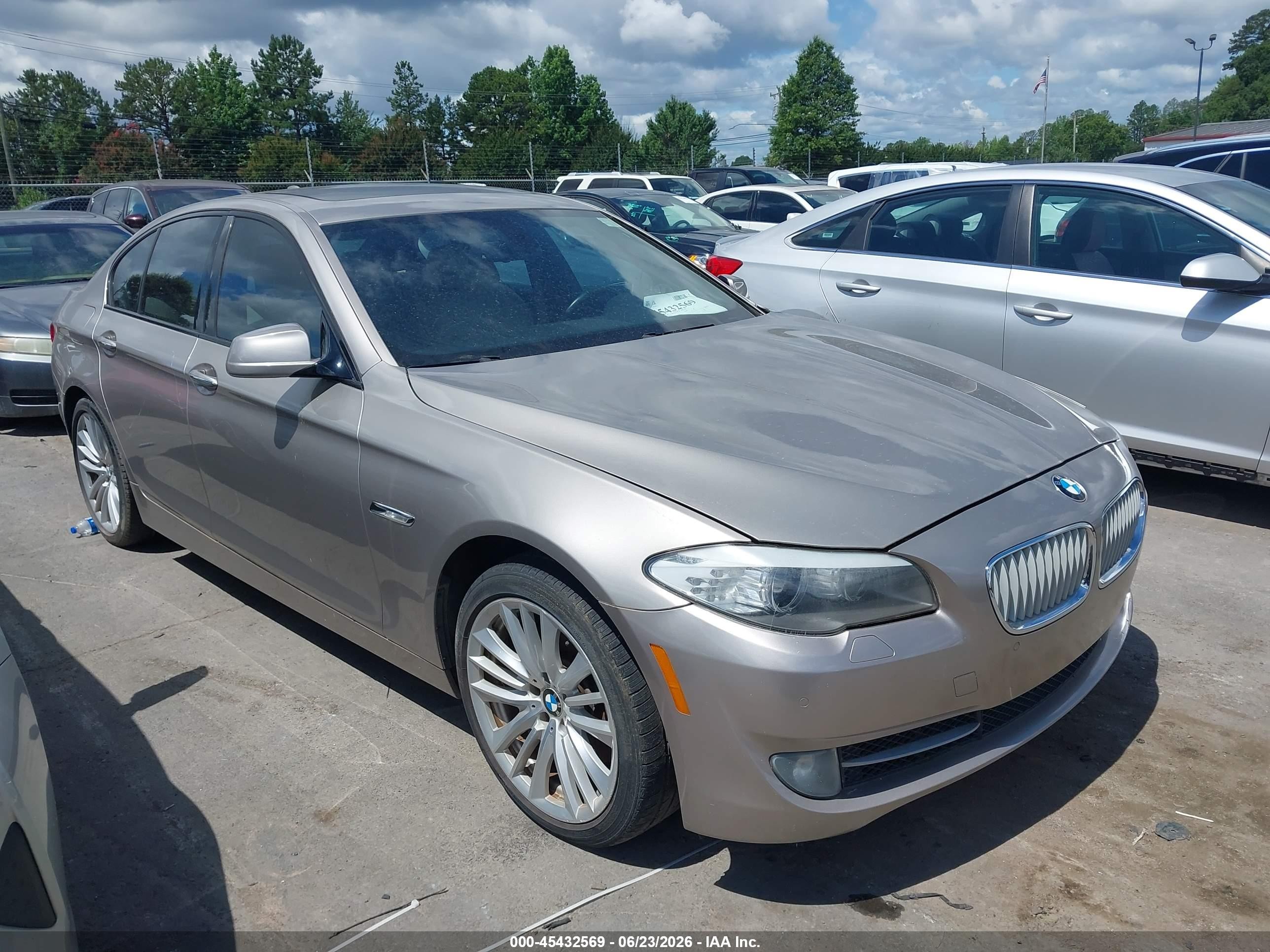 2012 Bmw 550i   Dark Brown vin: WBAFR9C56CDV58280