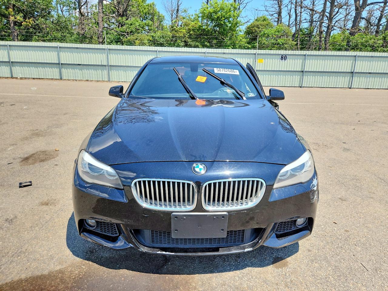 2013 Bmw 550 I Black vin: WBAFR9C56DD226602