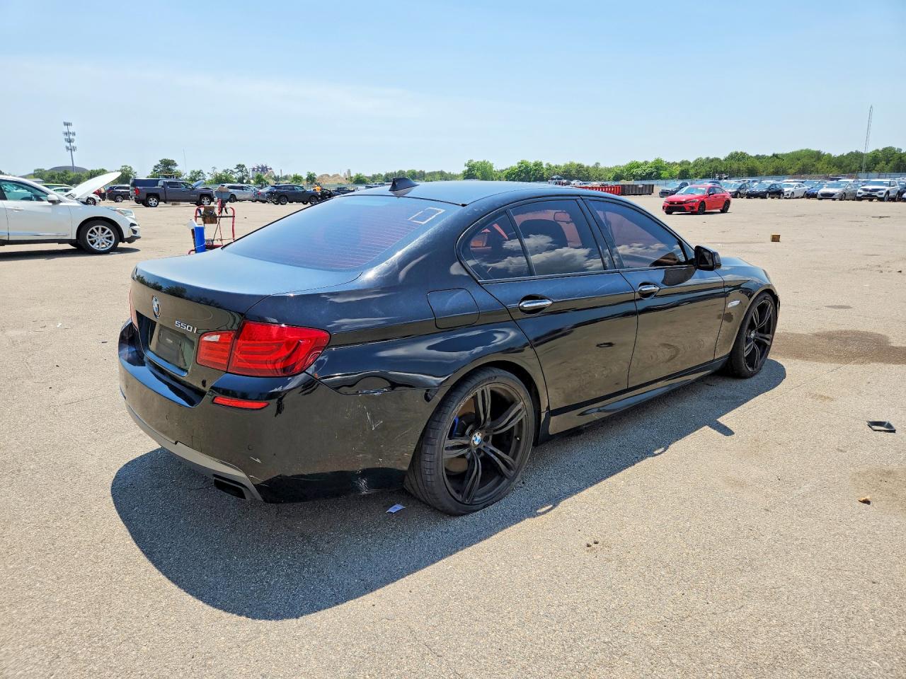 2013 Bmw 550 I Black vin: WBAFR9C56DD226602
