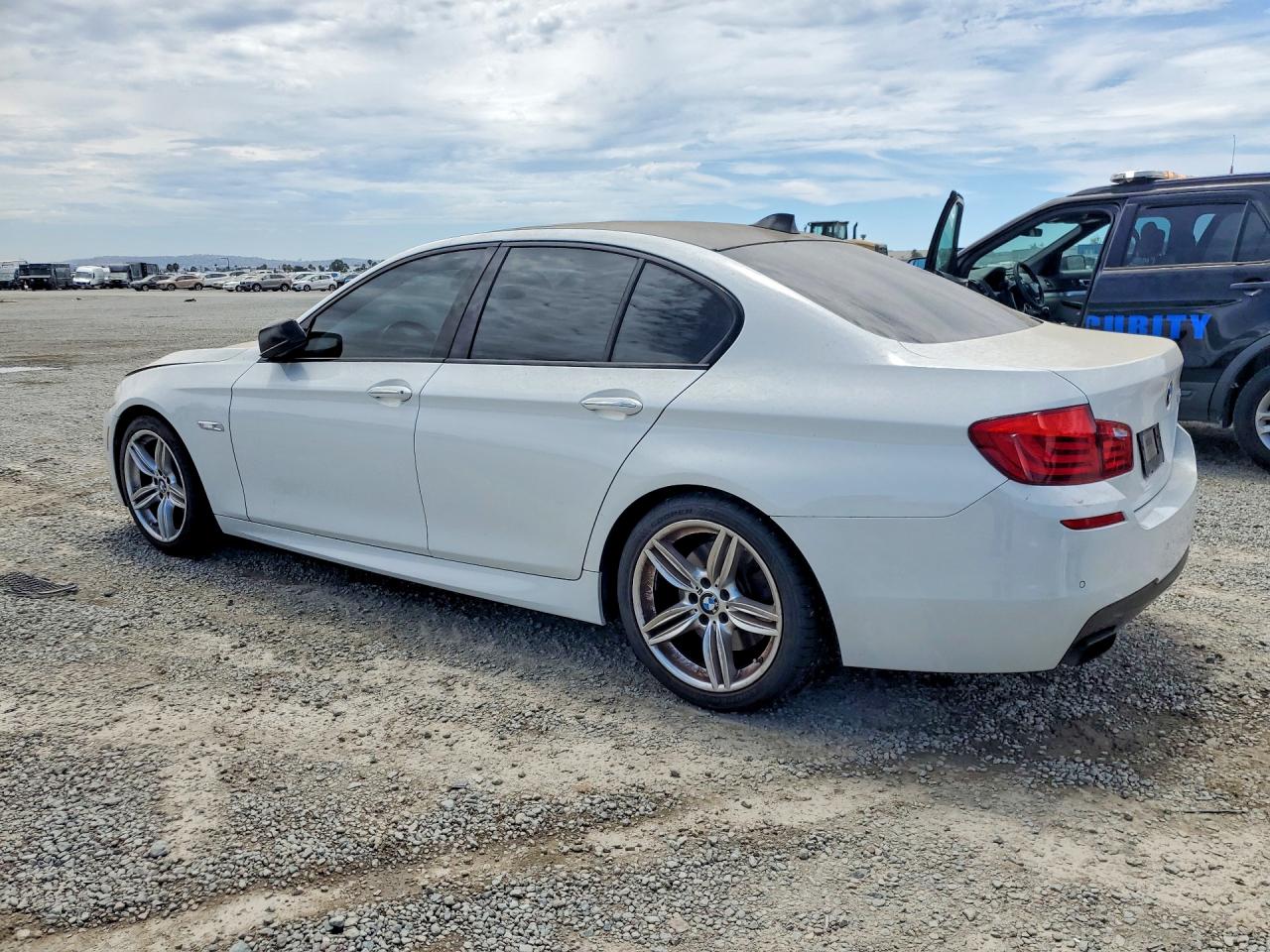 2013 Bmw 550 I White vin: WBAFR9C56DDX79816