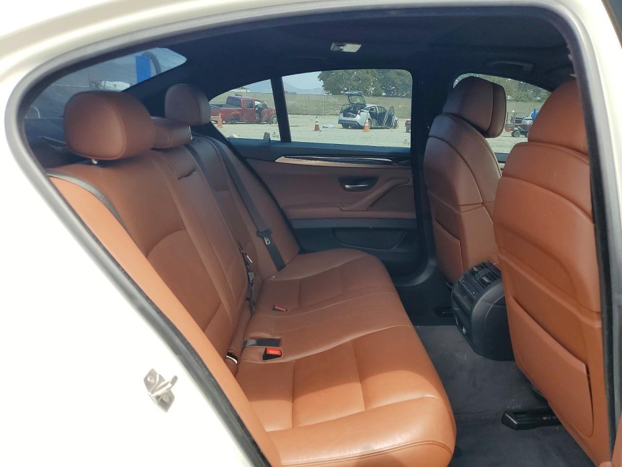 2013 Bmw 550 I White vin: WBAFR9C56DDX79816