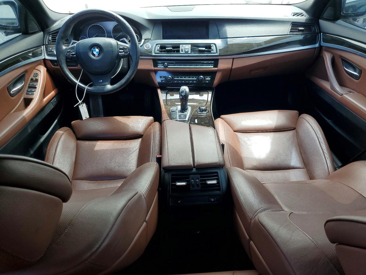 2013 Bmw 550 I White vin: WBAFR9C56DDX79816