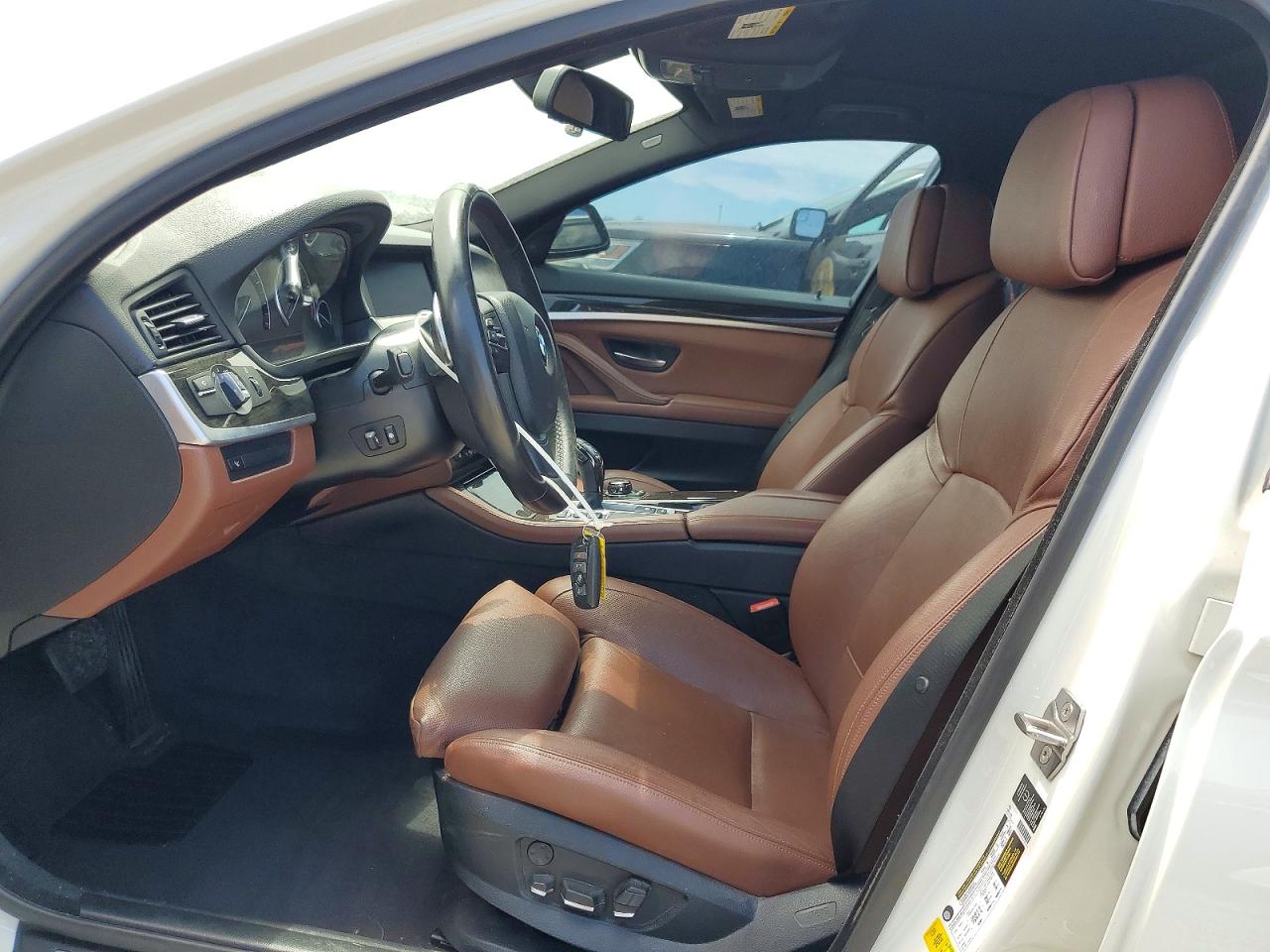 2013 Bmw 550 I White vin: WBAFR9C56DDX79816