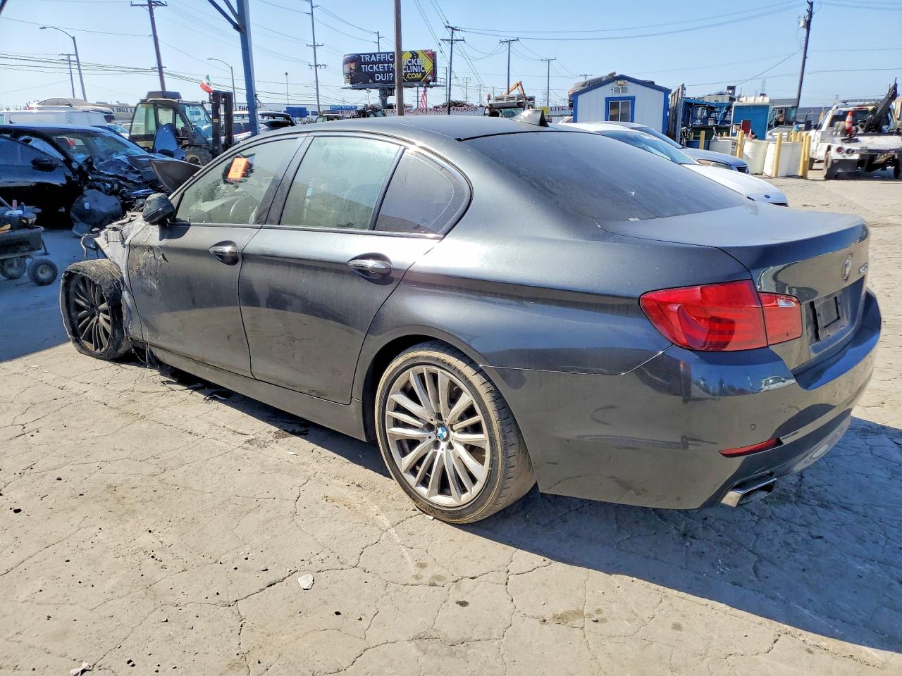 2011 Bmw 550 I Gray vin: WBAFR9C57BC270076