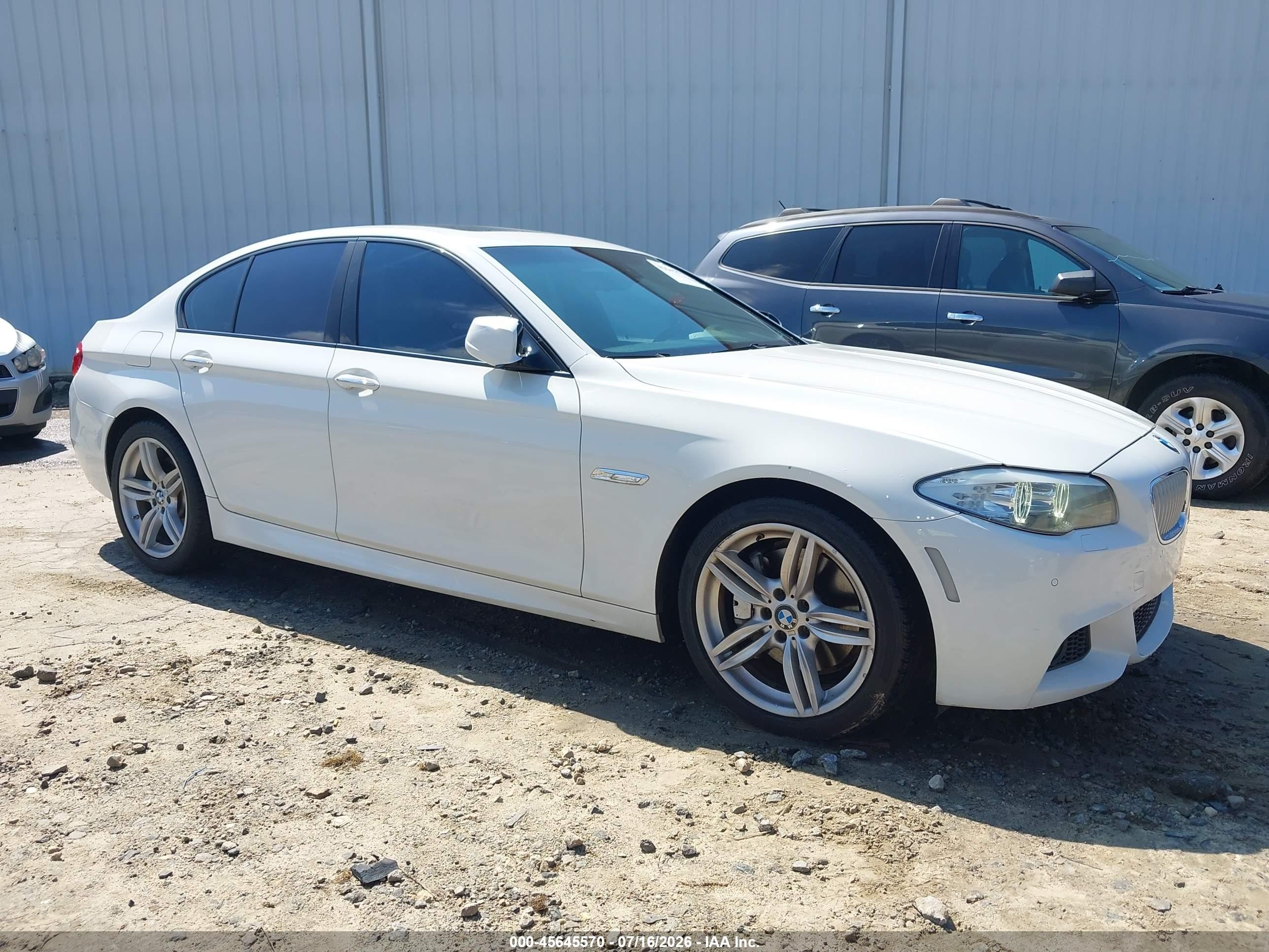2012 Bmw 550i   White vin: WBAFR9C57CDV58885