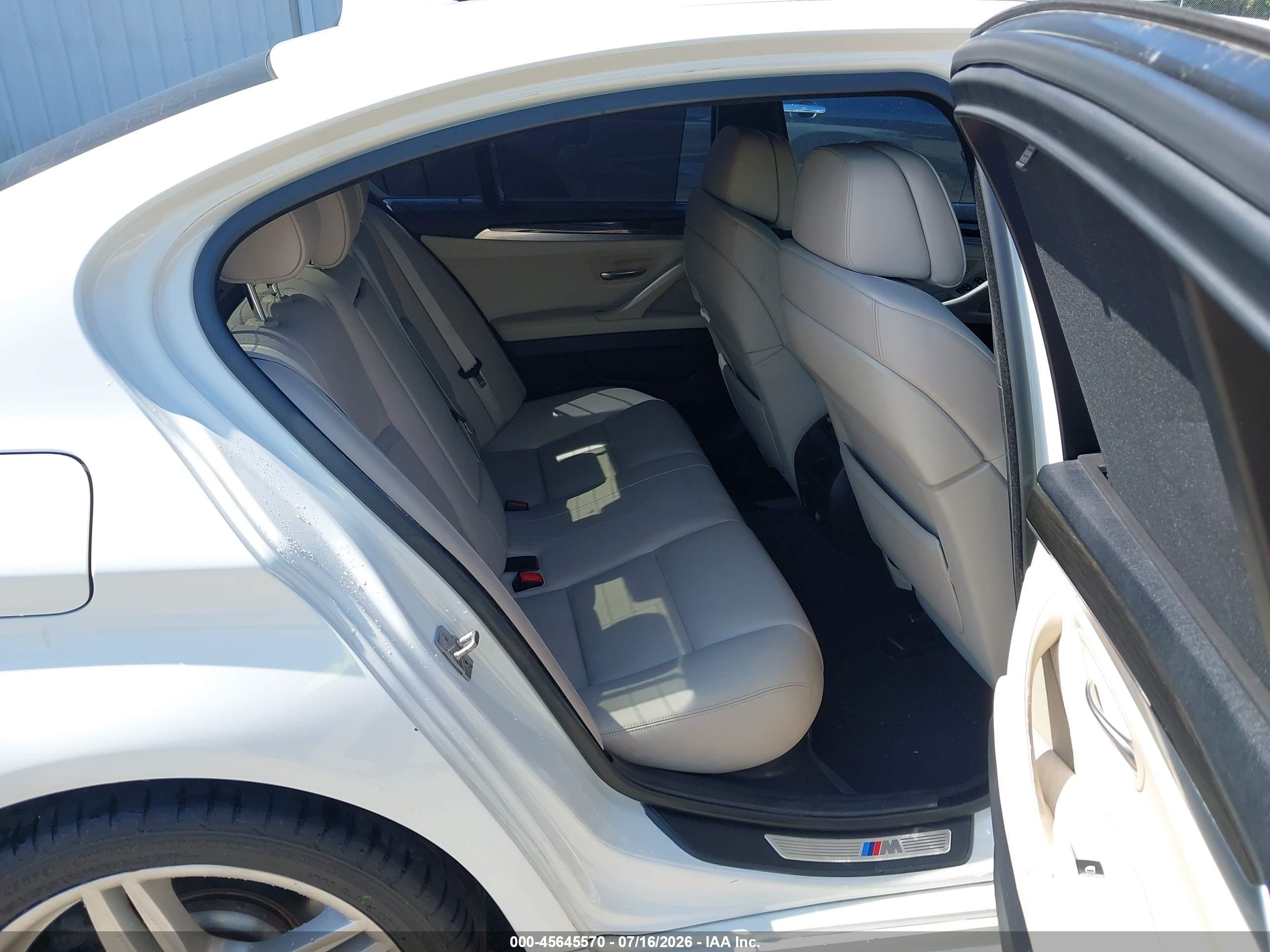2012 Bmw 550i   White vin: WBAFR9C57CDV58885