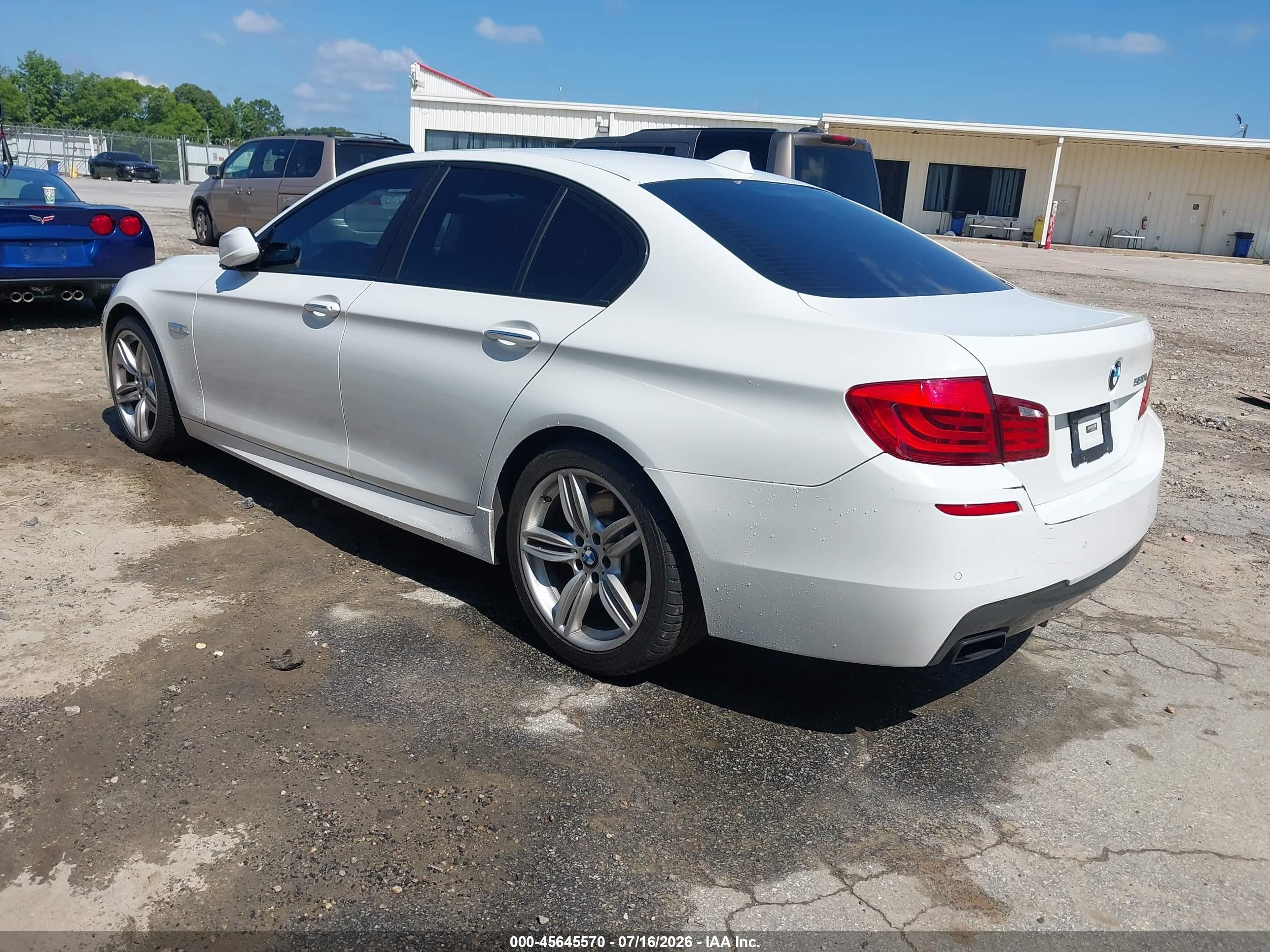 2012 Bmw 550i   White vin: WBAFR9C57CDV58885
