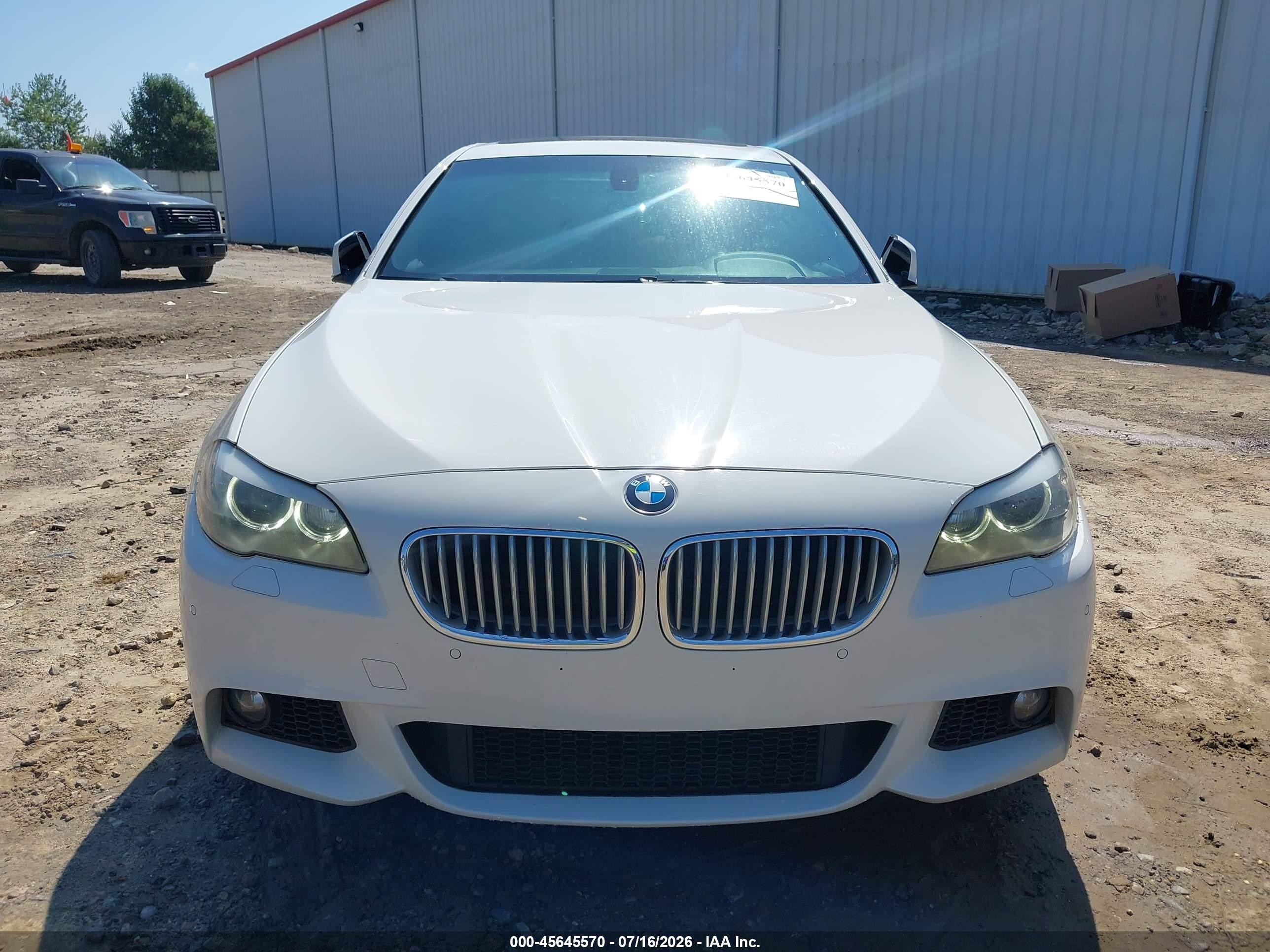 2012 Bmw 550i   White vin: WBAFR9C57CDV58885