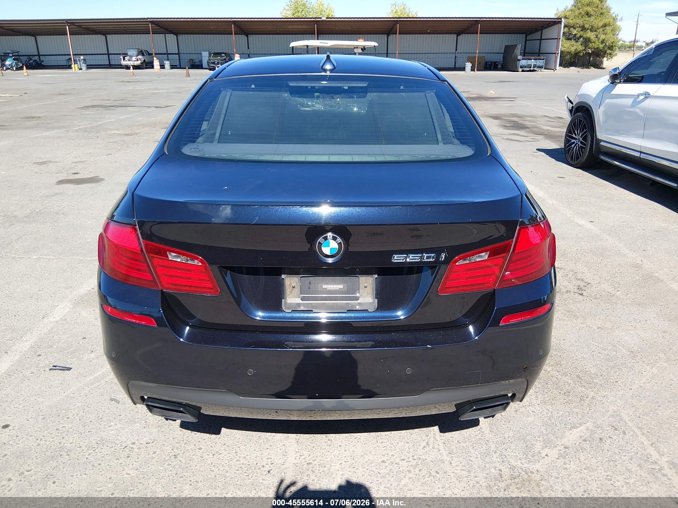 2012 Bmw 550i   Black vin: WBAFR9C57CDX79161