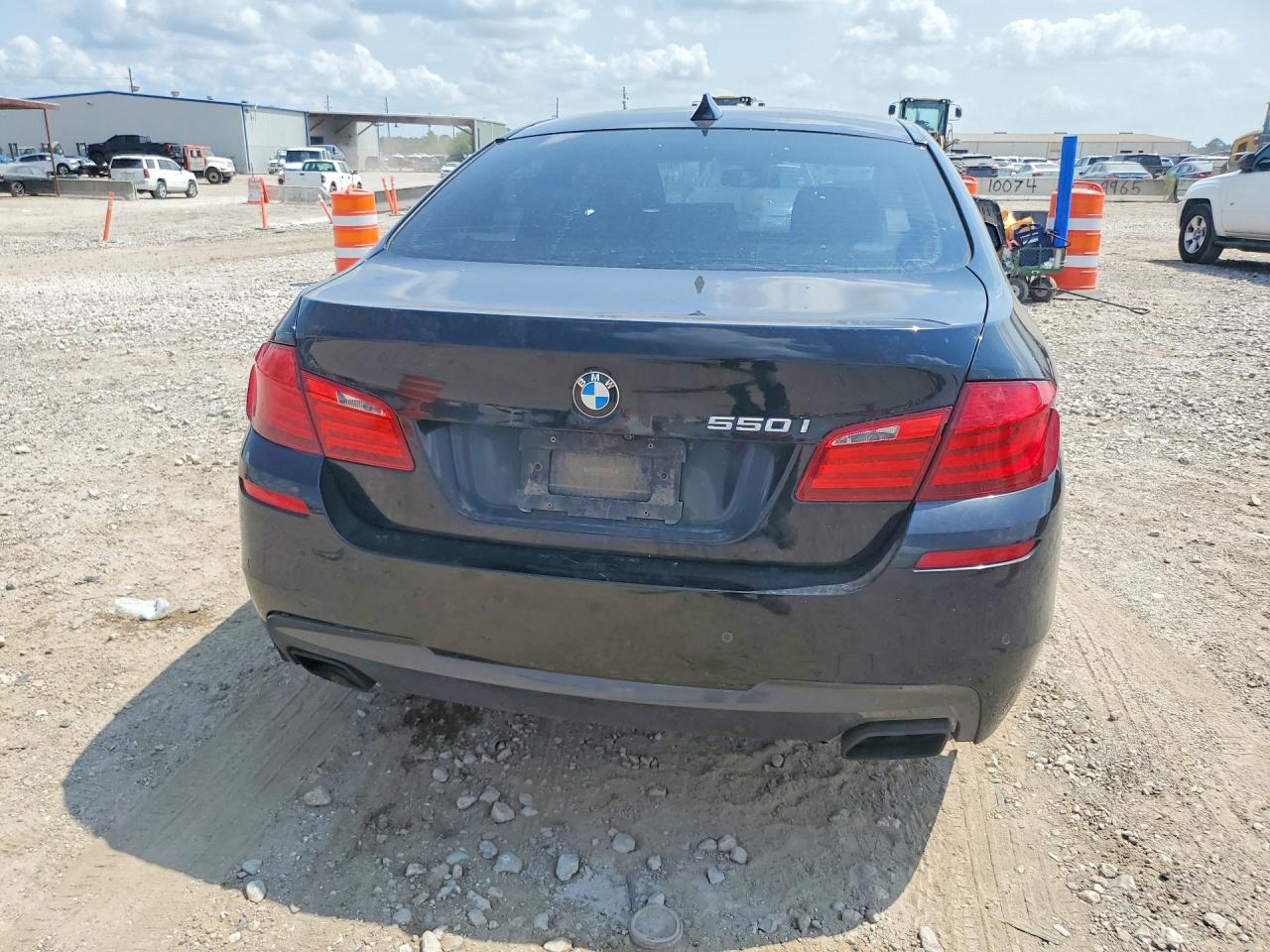 2013 Bmw 550 I Black vin: WBAFR9C57DDX80456