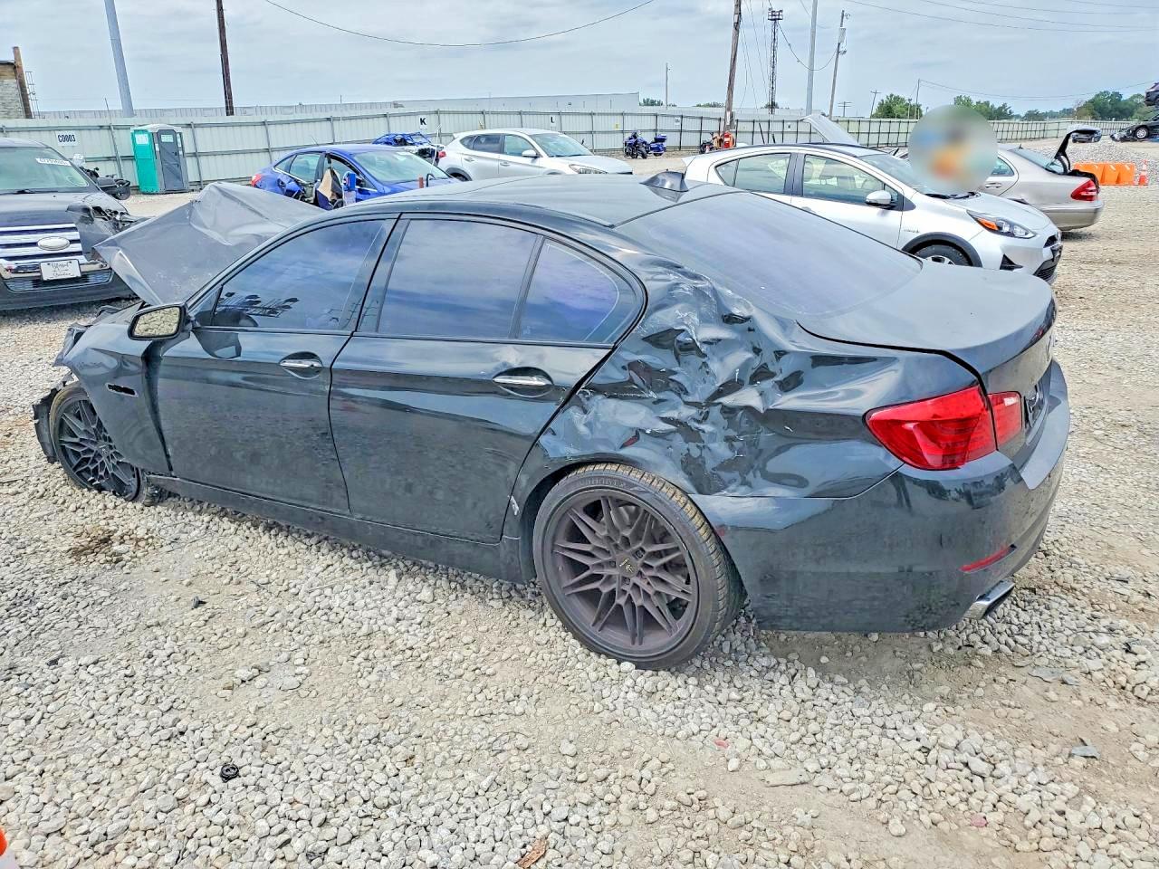 2011 Bmw 550 I Black vin: WBAFR9C58BC758372