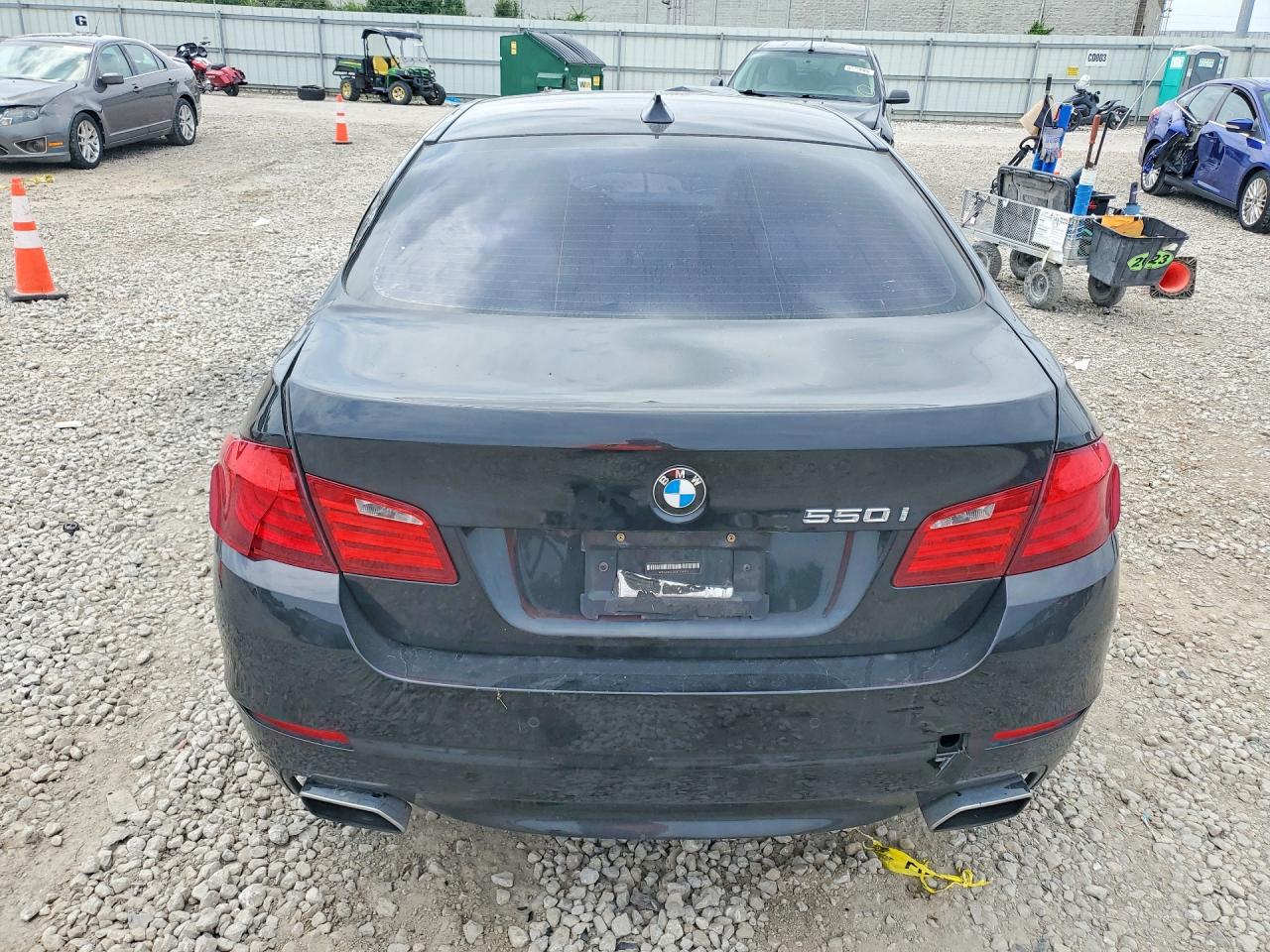 2011 Bmw 550 I Black vin: WBAFR9C58BC758372