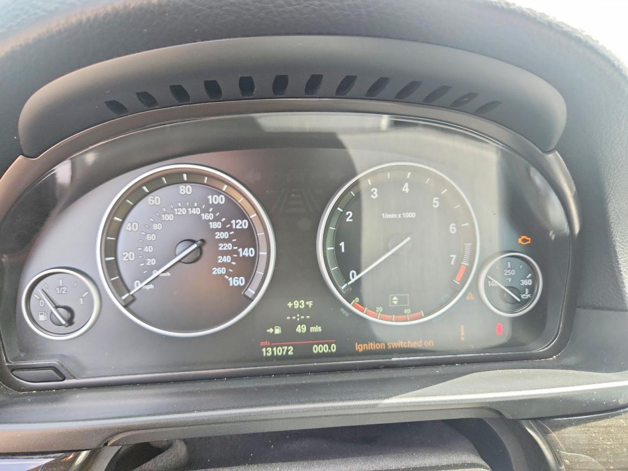 2012 Bmw 550 I Blue vin: WBAFR9C58CC271478