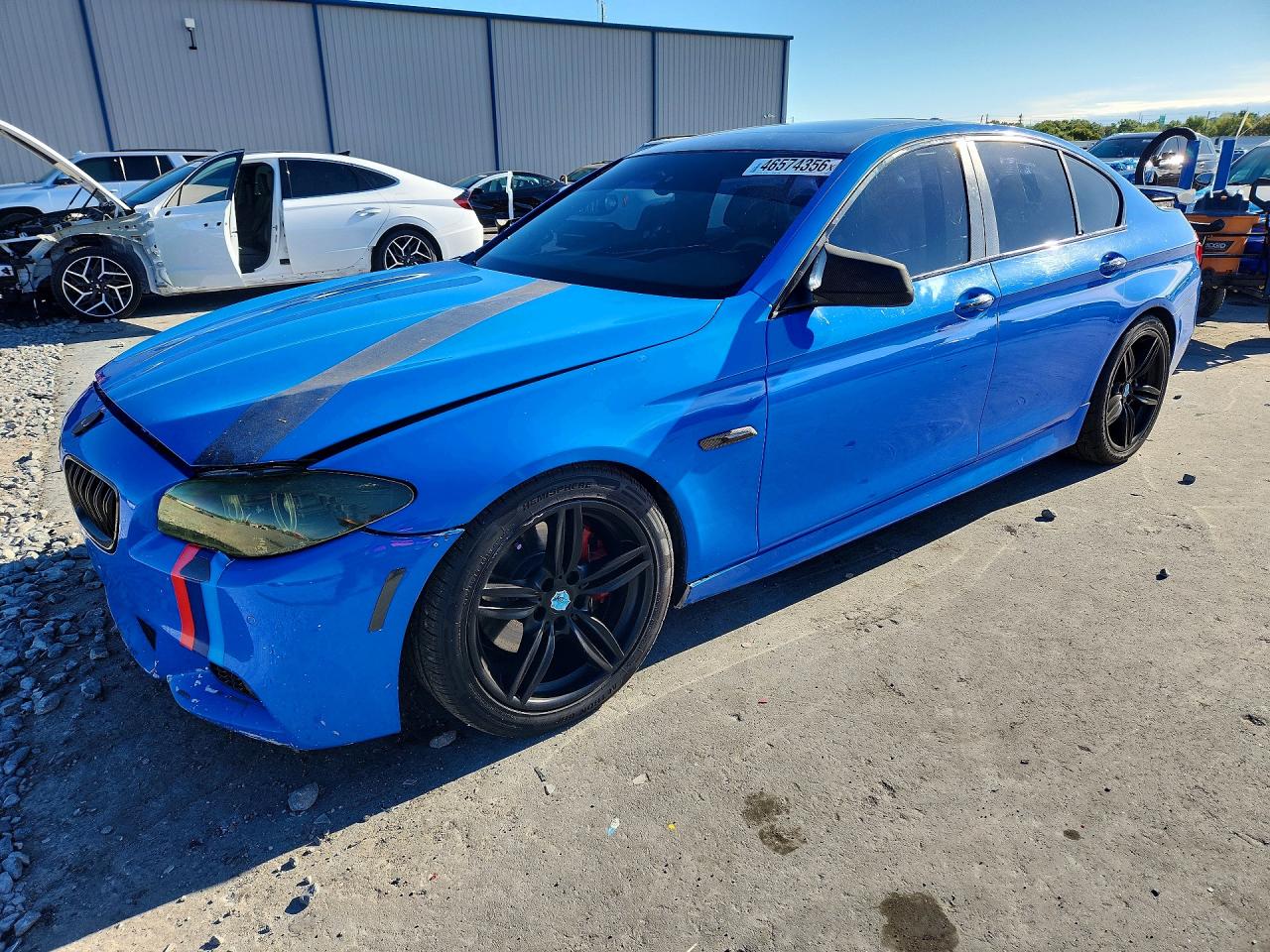 2012 Bmw 550 I Blue vin: WBAFR9C58CDV58264