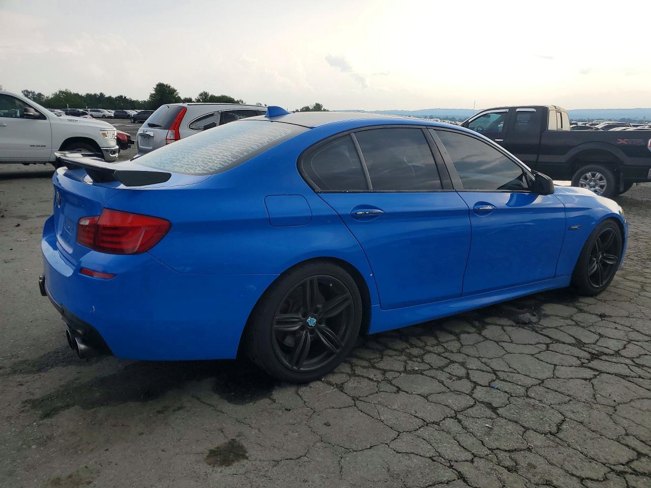 2012 Bmw 550 I Blue vin: WBAFR9C58CDV58264