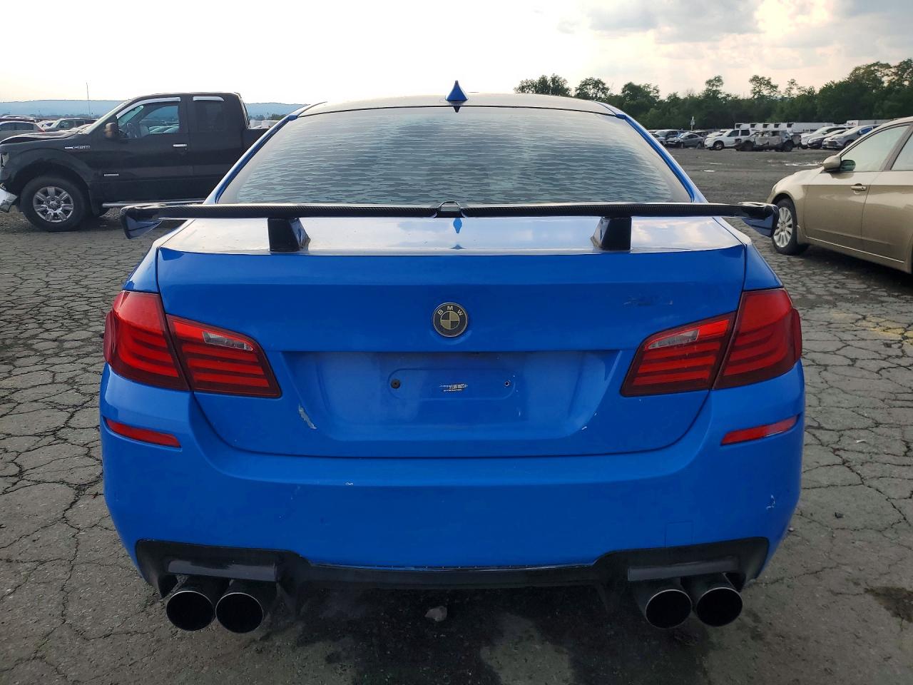2012 Bmw 550 I Blue vin: WBAFR9C58CDV58264