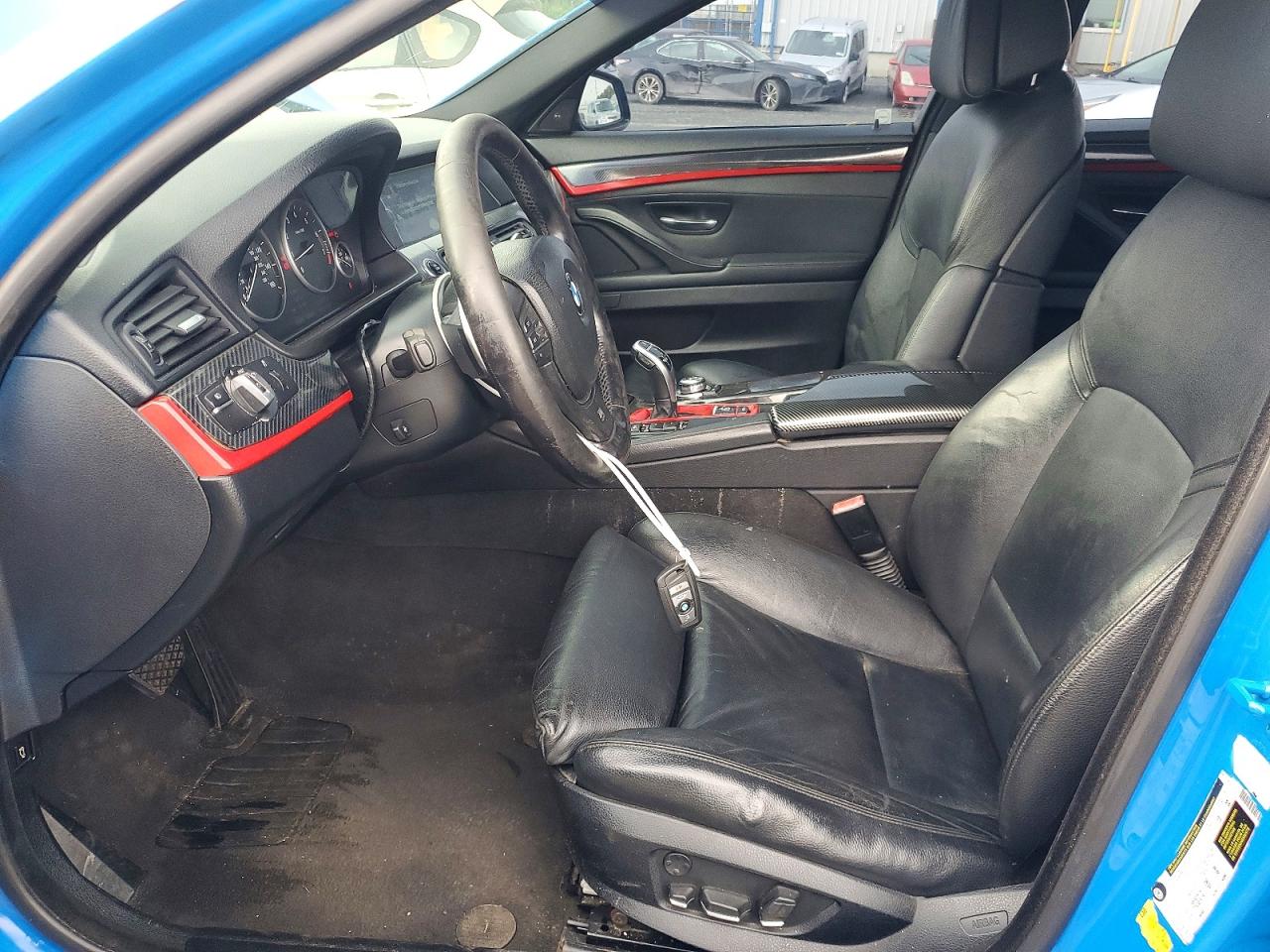 2012 Bmw 550 I Blue vin: WBAFR9C58CDV58264