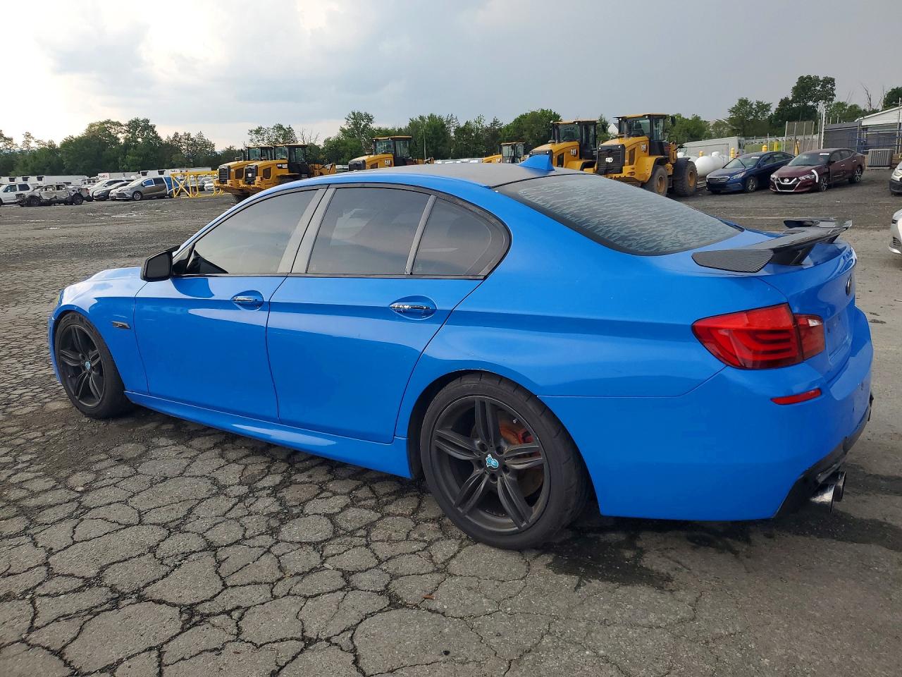 2012 Bmw 550 I Blue vin: WBAFR9C58CDV58264