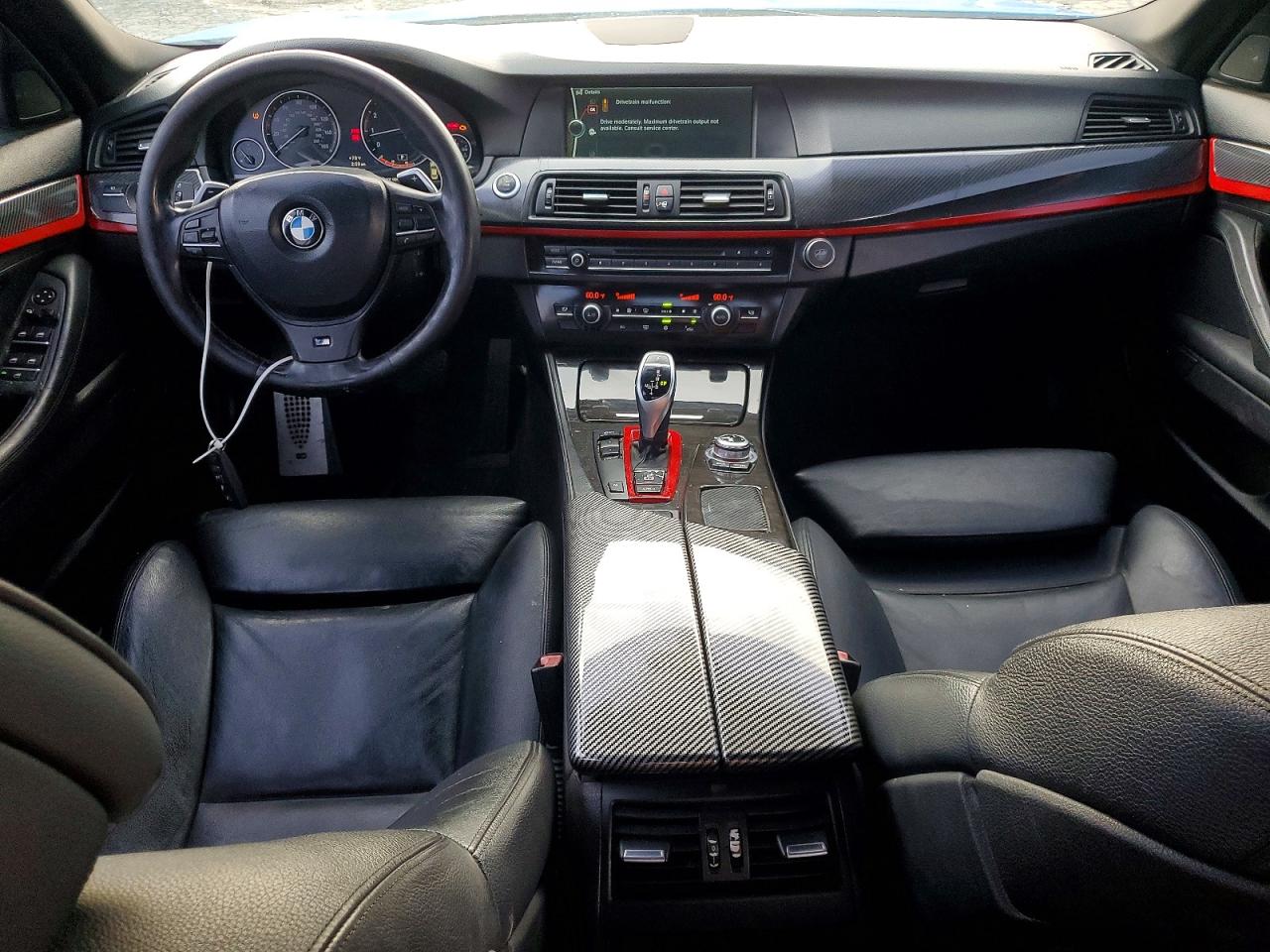 2012 Bmw 550 I Blue vin: WBAFR9C58CDV58264