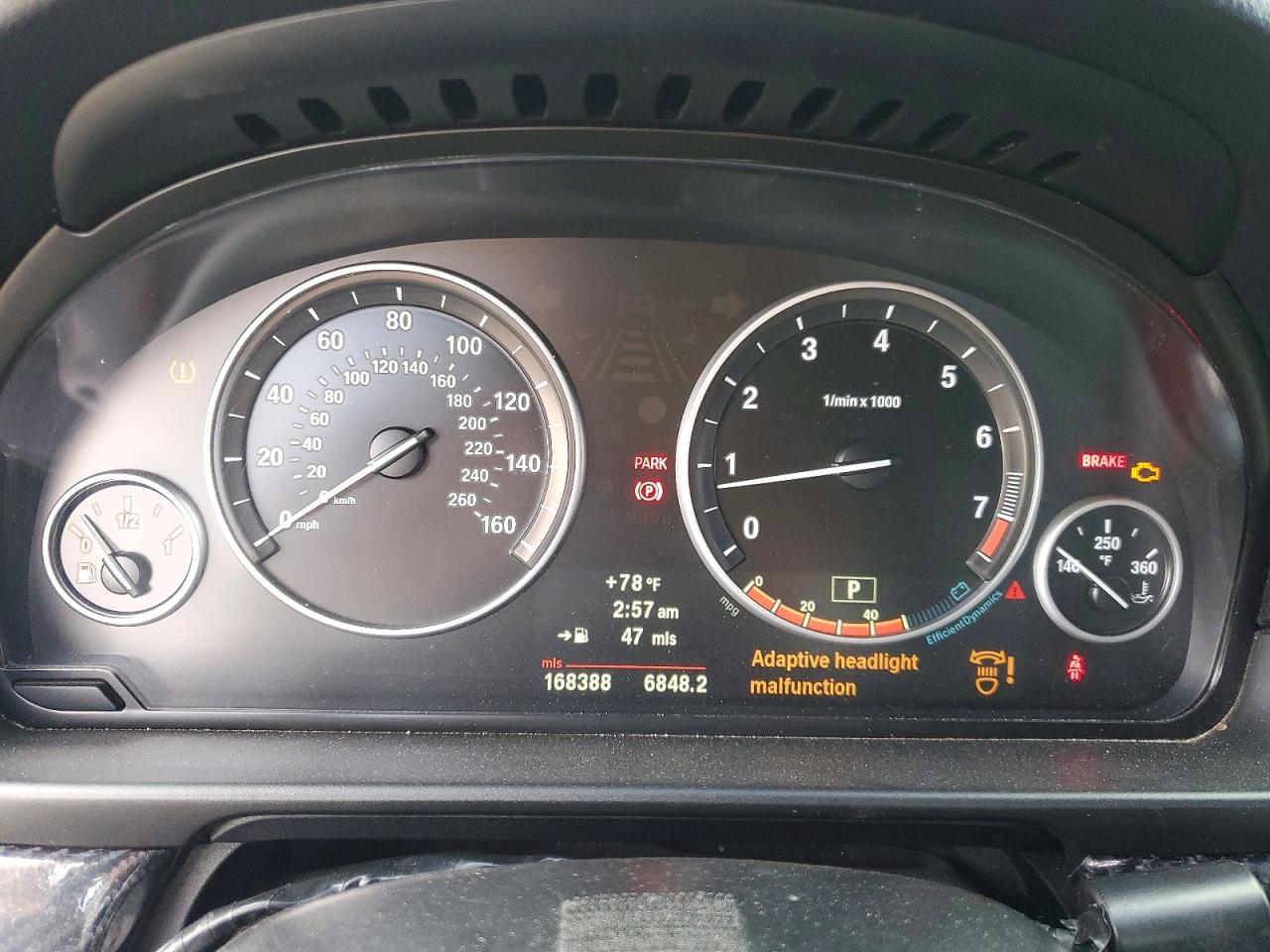 2012 Bmw 550 I Blue vin: WBAFR9C58CDV58264