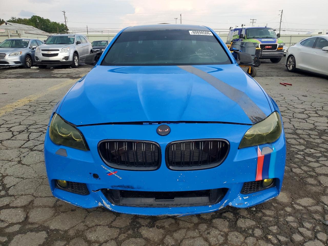 2012 Bmw 550 I Blue vin: WBAFR9C58CDV58264