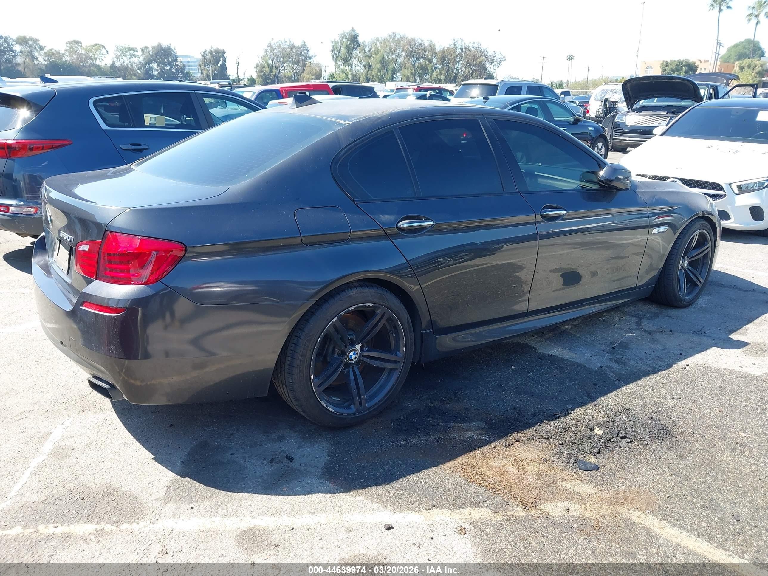 2012 Bmw 550i   Gray vin: WBAFR9C58CDX79153
