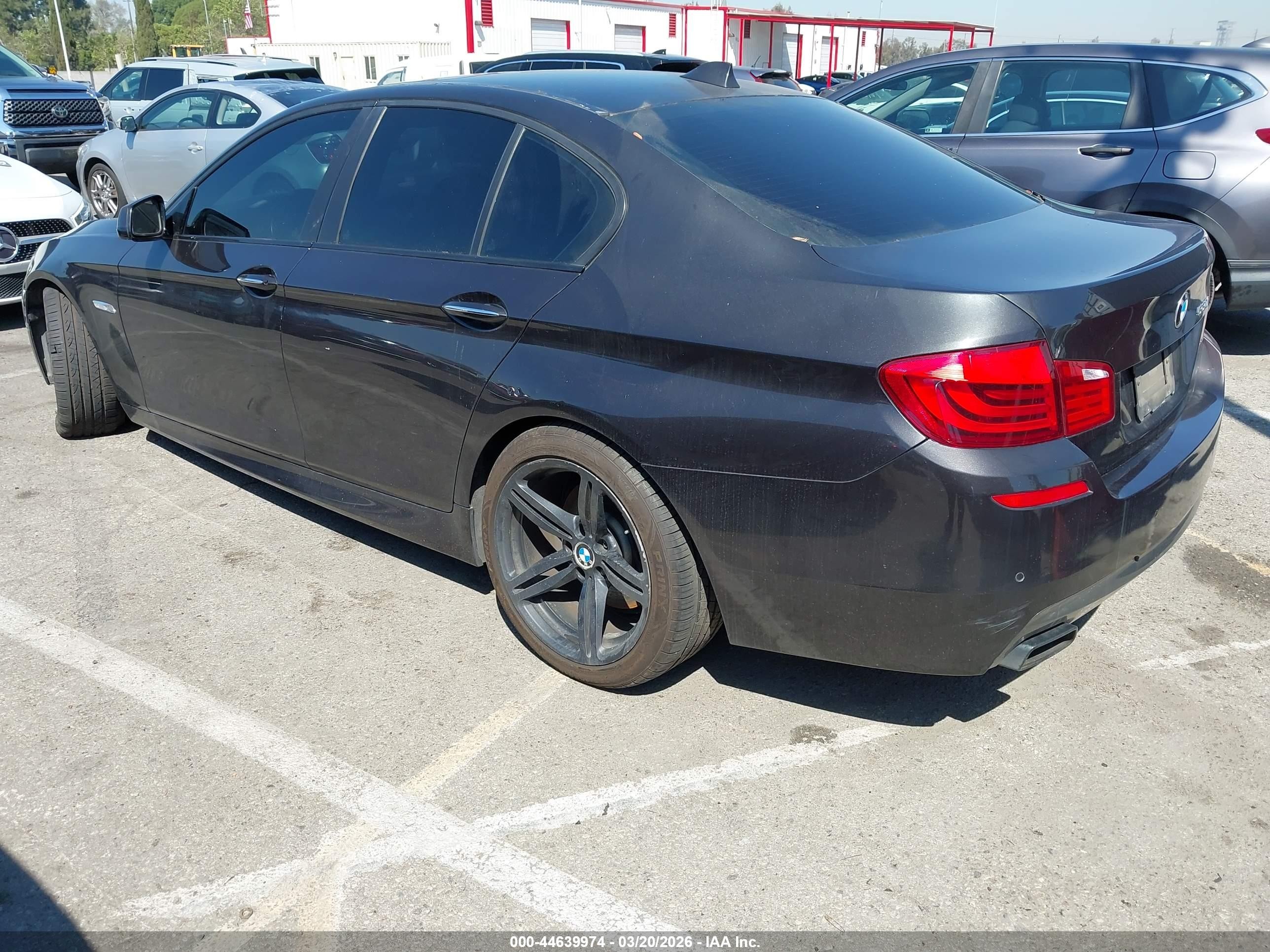 2012 Bmw 550i   Gray vin: WBAFR9C58CDX79153