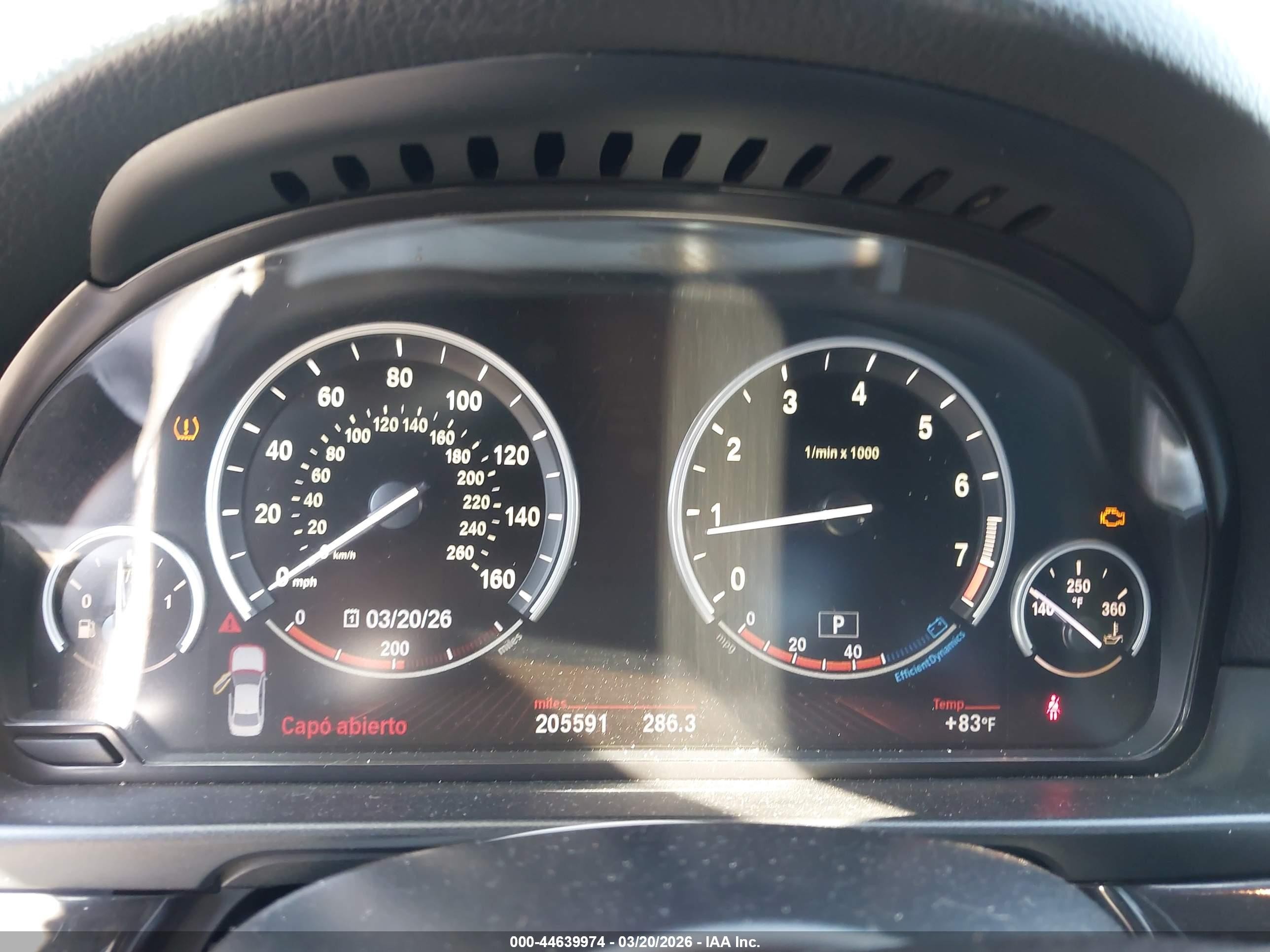 2012 Bmw 550i   Gray vin: WBAFR9C58CDX79153
