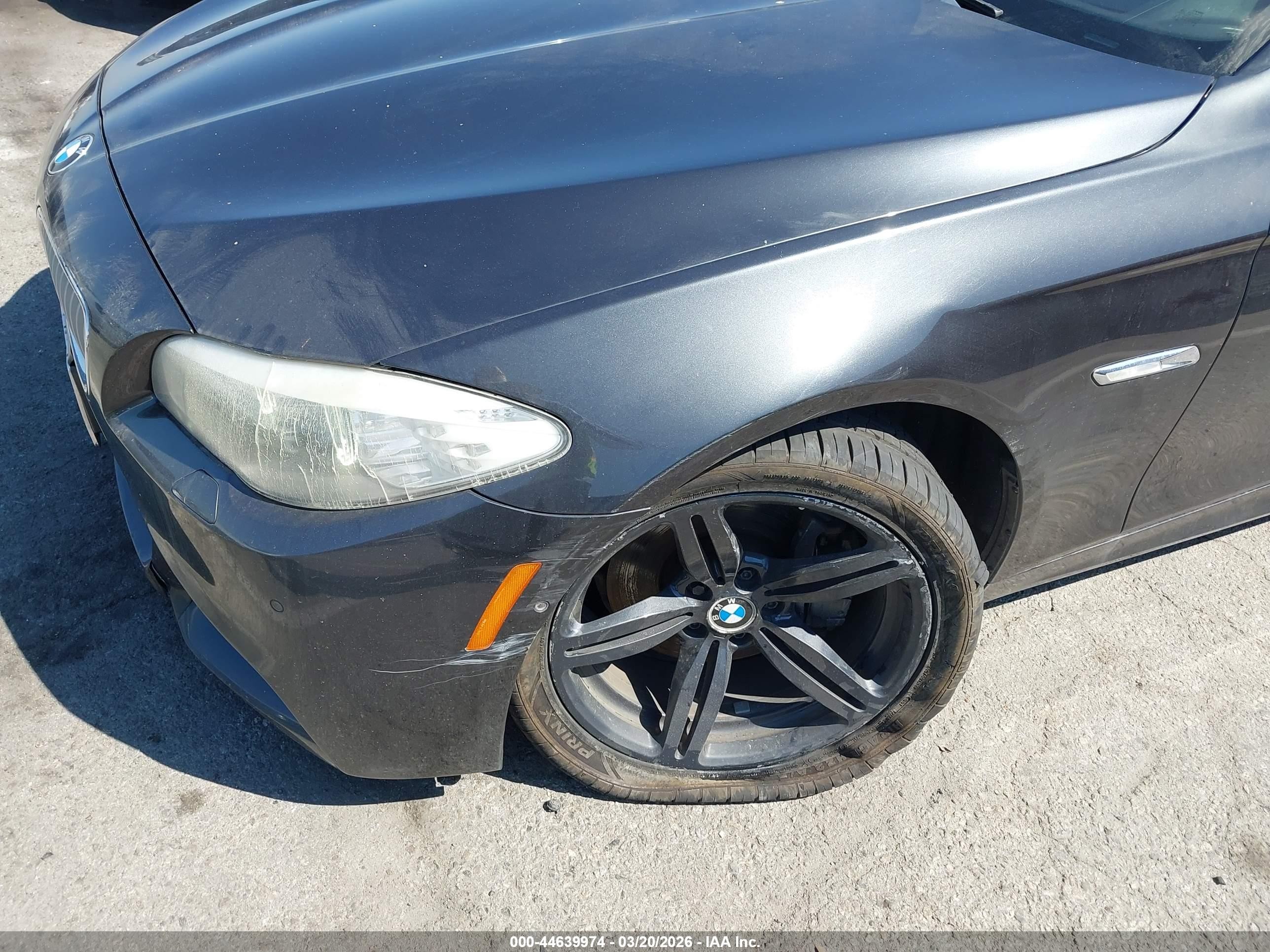 2012 Bmw 550i   Gray vin: WBAFR9C58CDX79153