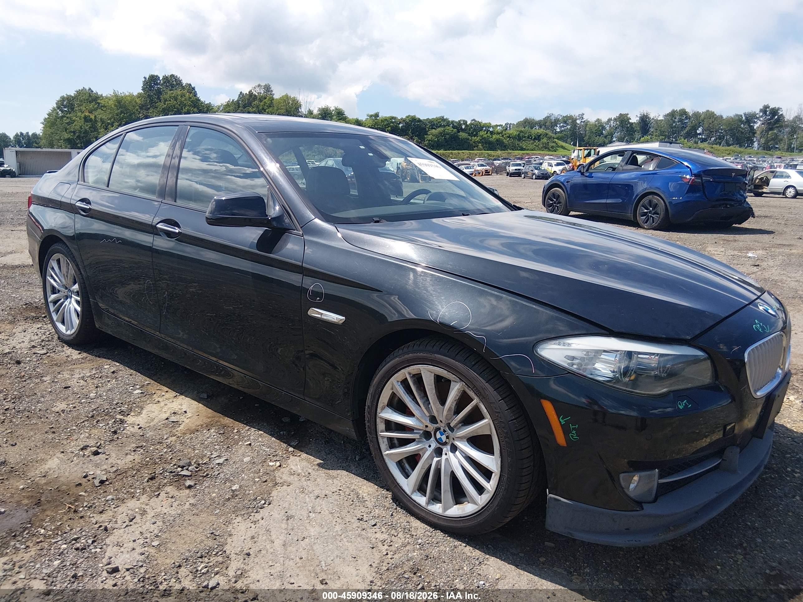 2011 Bmw 550i   Black vin: WBAFR9C59BC271150